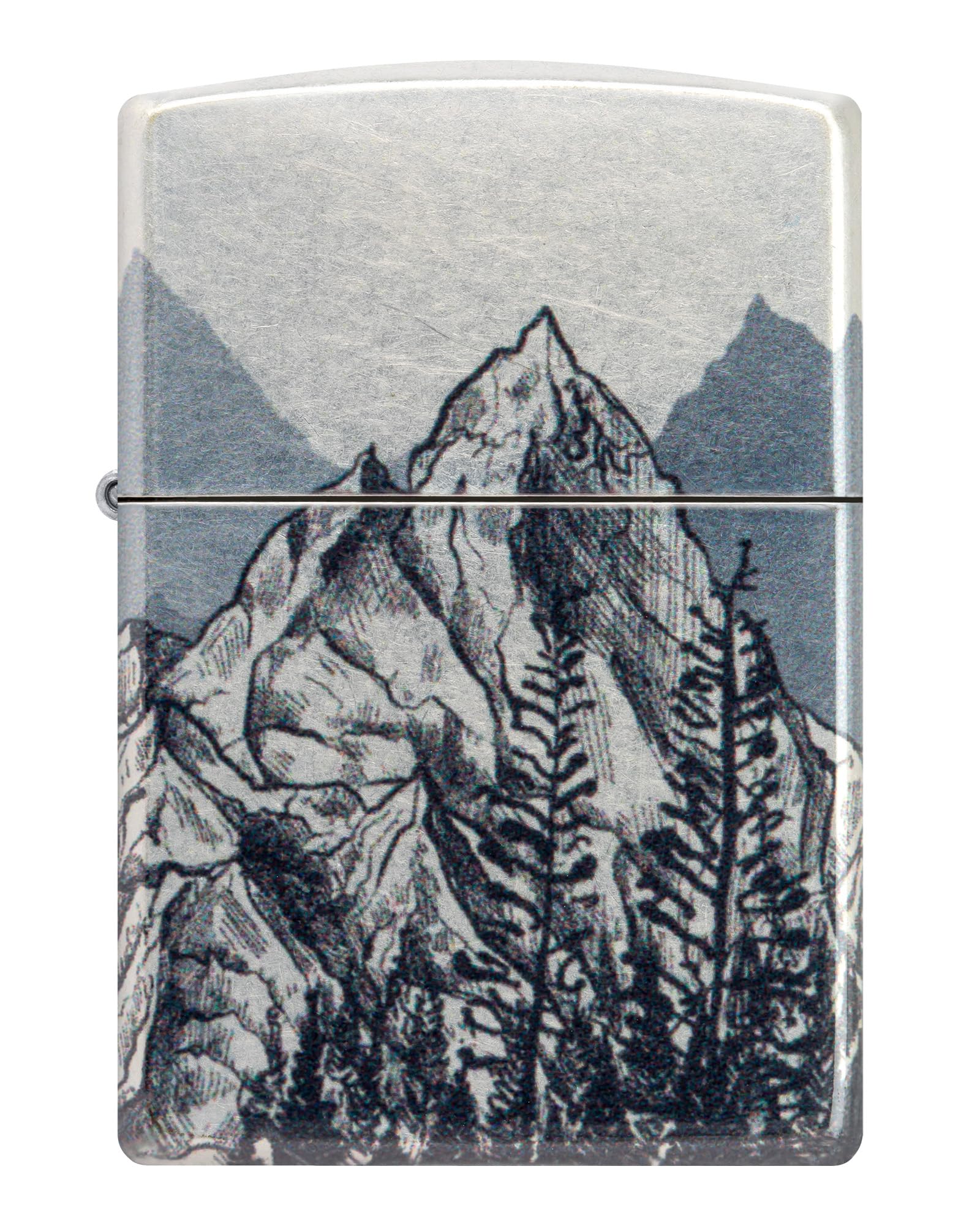 Zippo 48459 Mountains Design Model Windproof Pocket Fuel