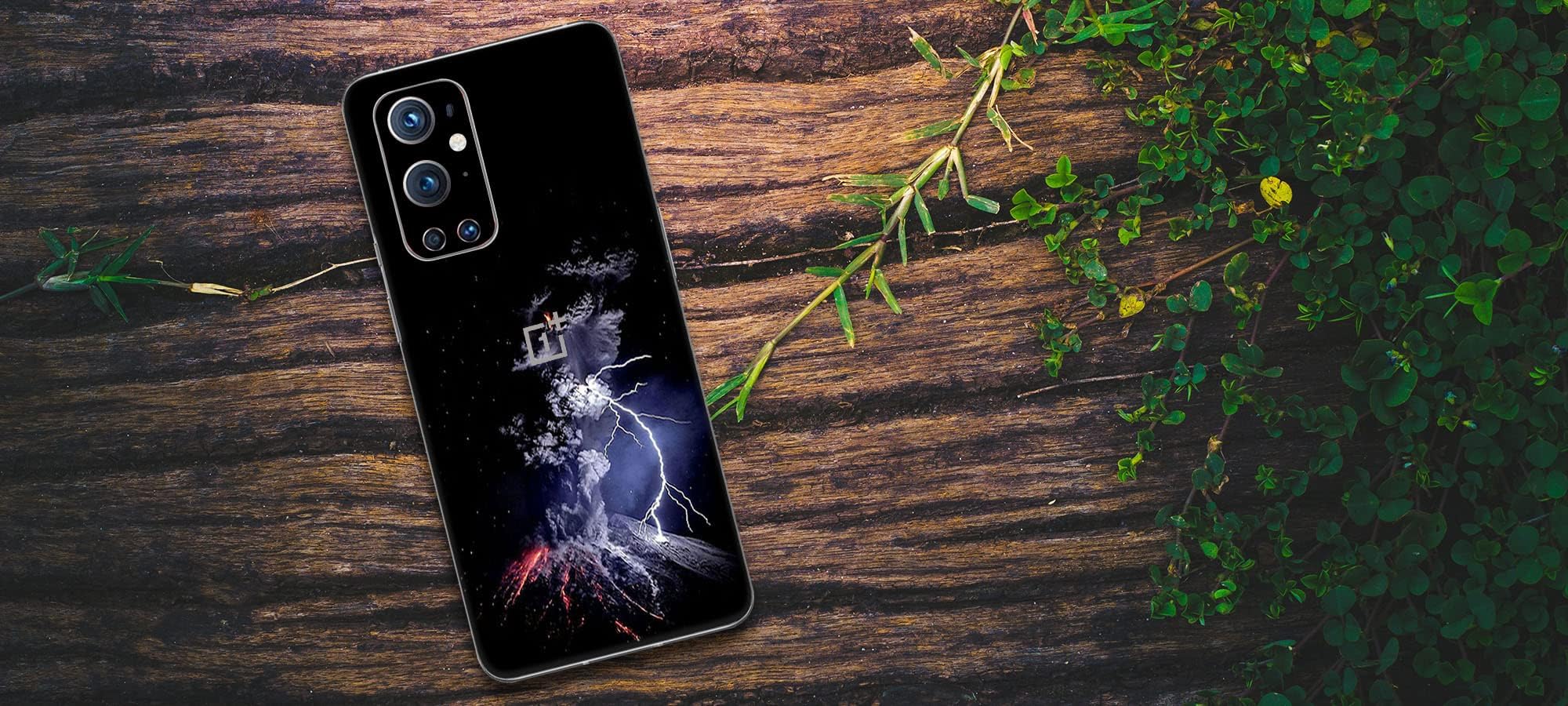 GADGETS WRAP Printed Vinyl Skin Sticker Decal for OnePlus 9 Pro - Volcano Multicolor