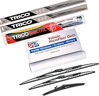 Vista 83 de WiperBladesUSA Juego de limpiaparabrisas compatible con Toyota Corolla 2013 (juego de 2) limpiaparabrisas