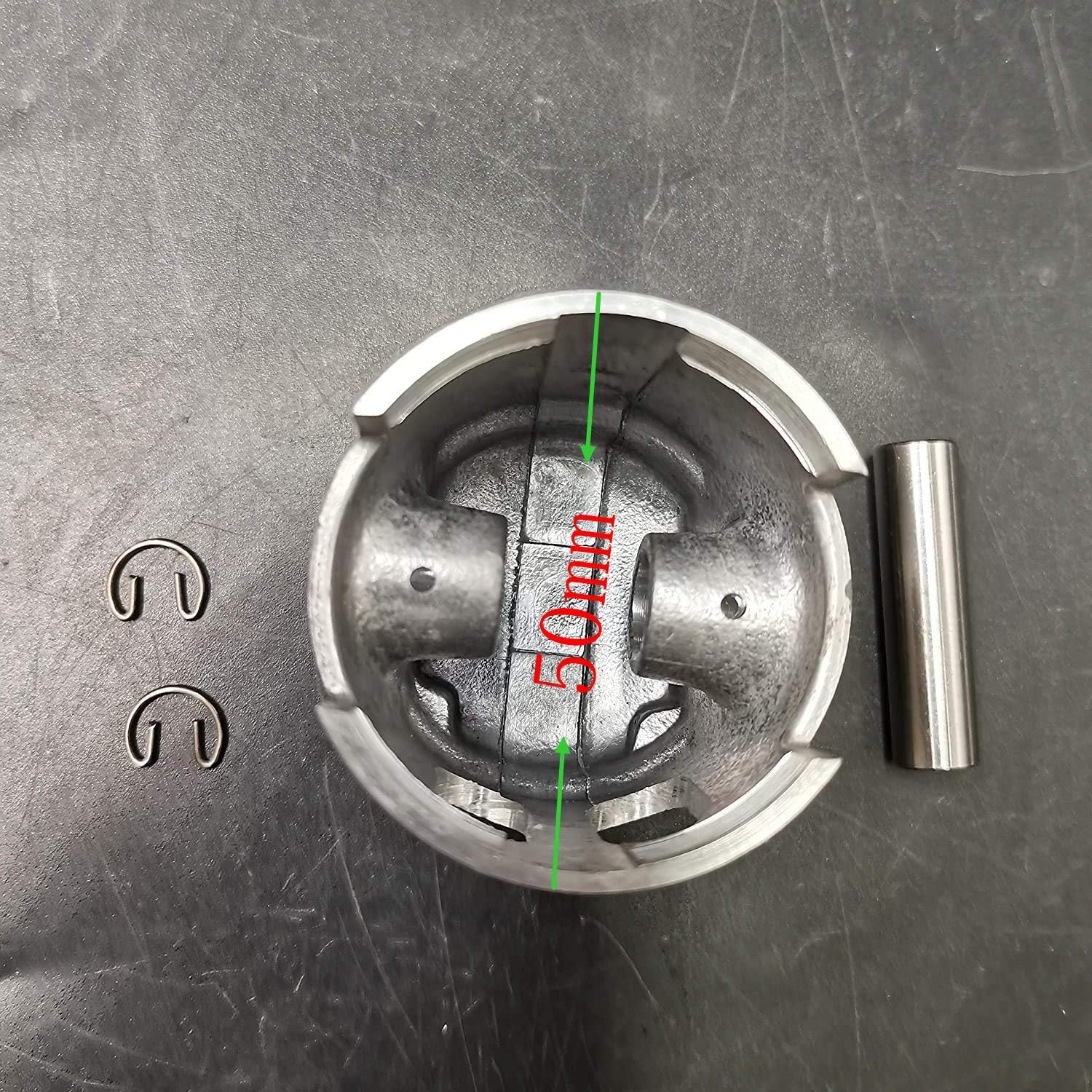 Yd100/LD100 Windowed Piston Set - yd100cc Gas Motorized Bicycle 100cc