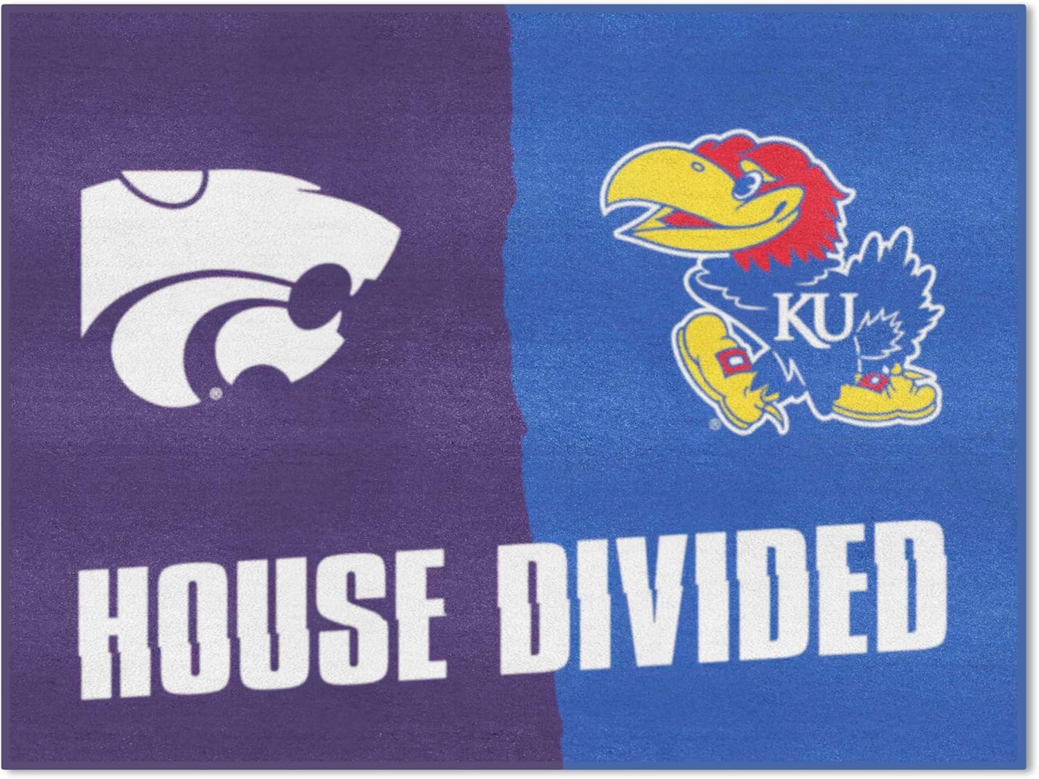 FANMATS NCAA Unisex-Adult House Divided Mat