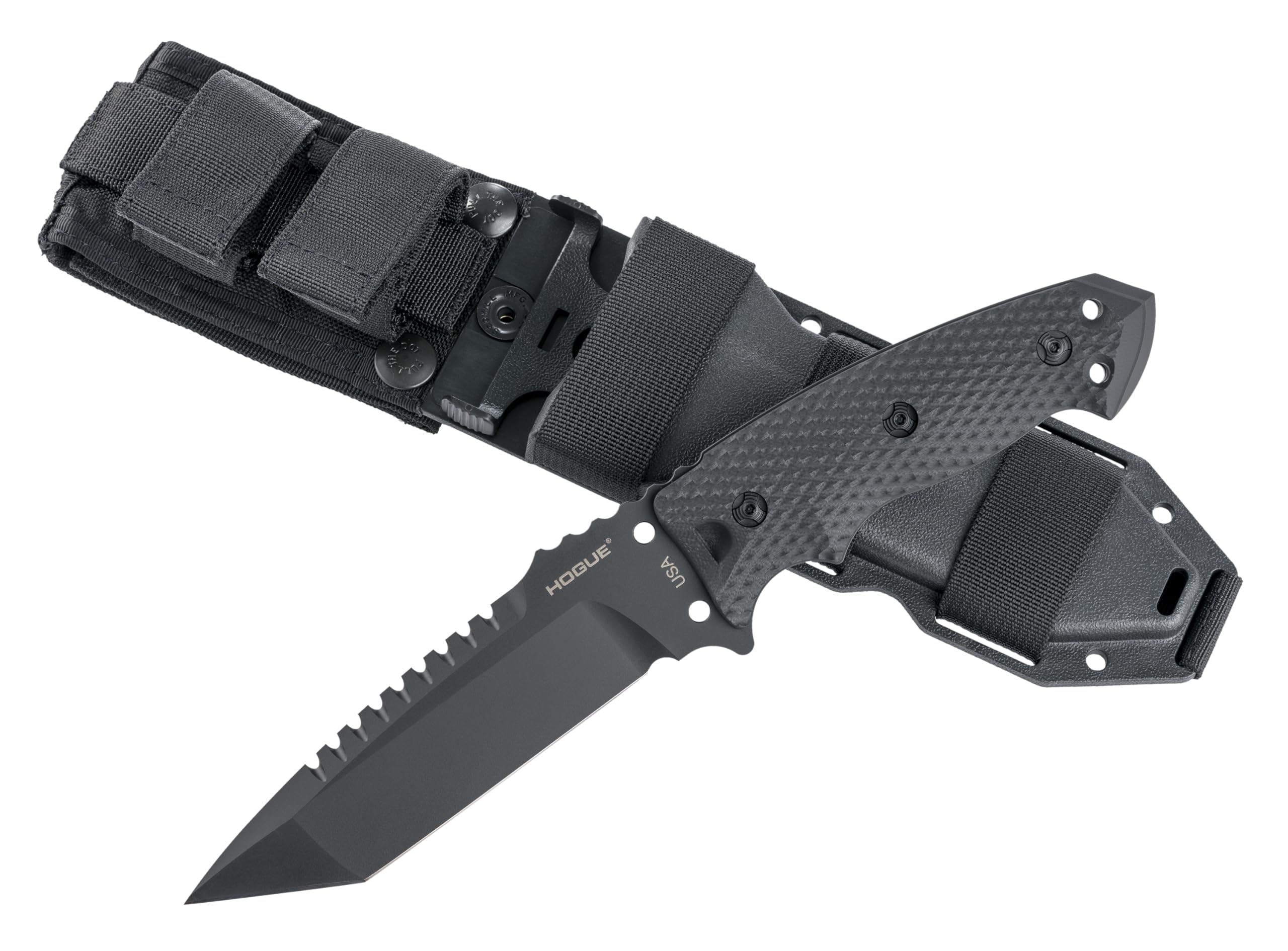 Amazon.com: Hogue EX-F01 5.5” A2 Tanto Blade w/ Broad Rear Saw 