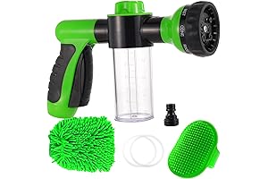 Kamirola High-Pressure 8-in-1 Car Wash Brush Foam Gun