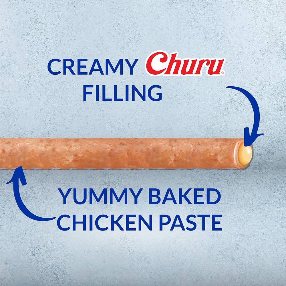 【同梱】churu INABA Churu Grain-Free Chicken with Cheese Puree Lickable