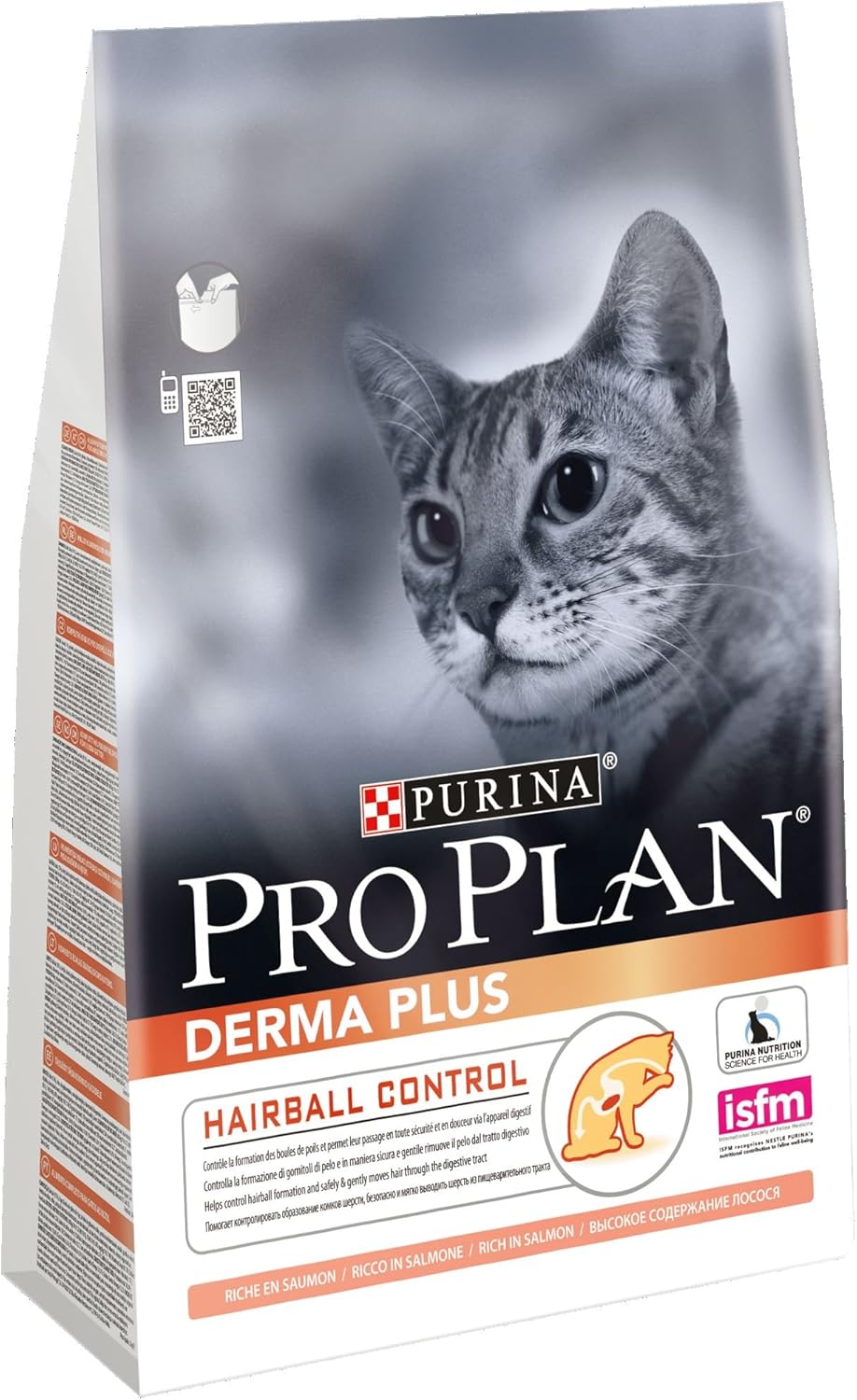 Pro Plan Derma Plus Hairball Somonlu Tüy Yumağı Önleyici Kedi Maması 3 ...