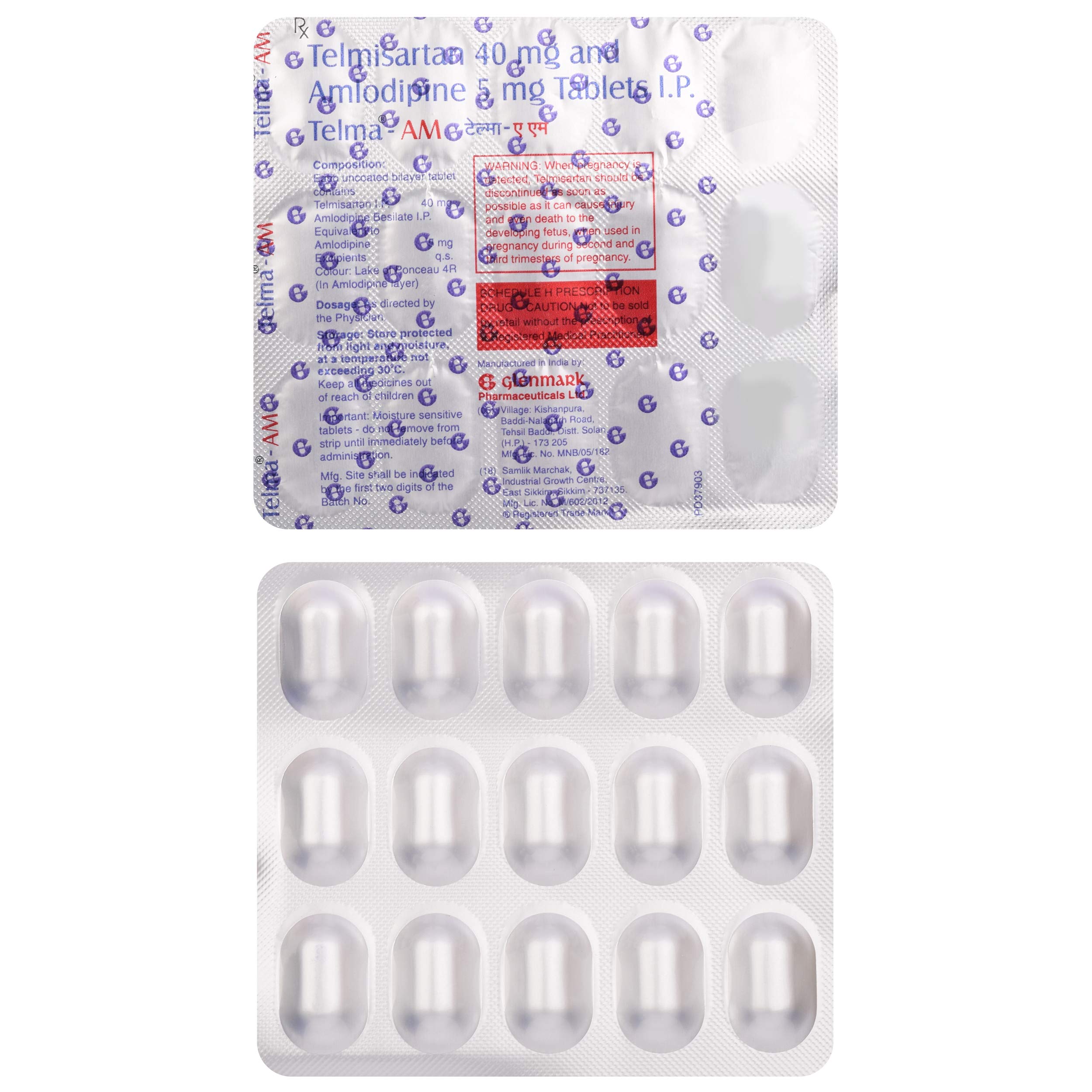 Telma - AM - Strip of 15 Tablets