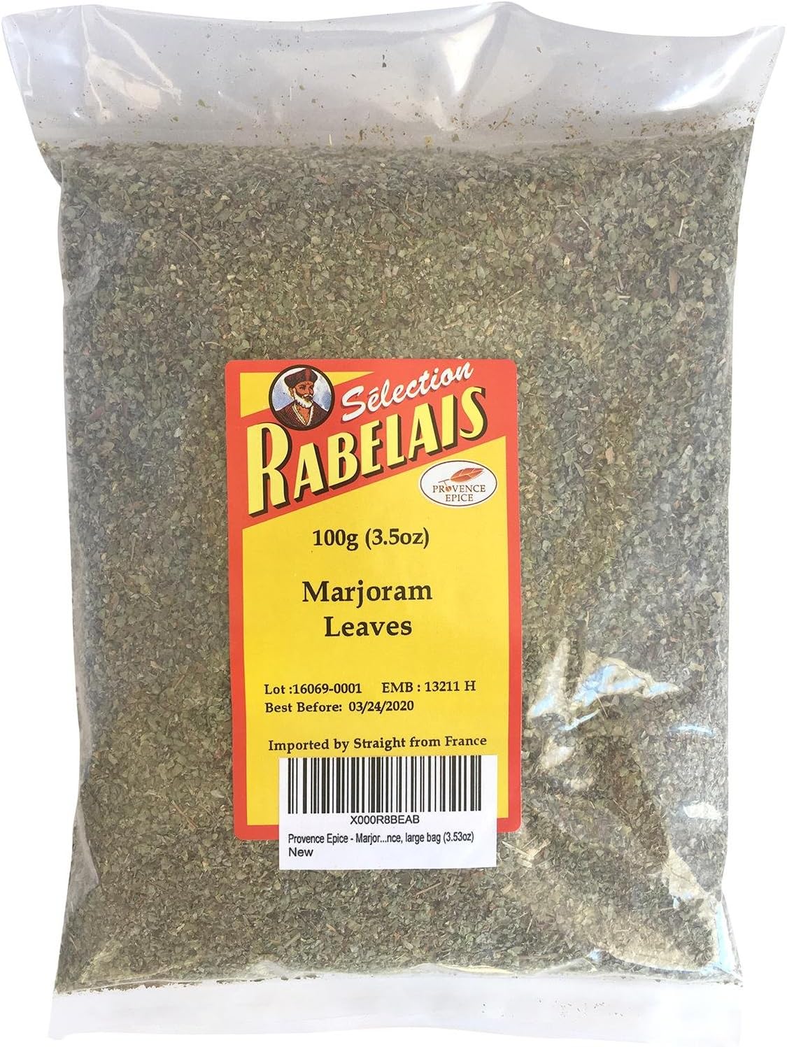 Provence Epice - Marjoram from France, large bag 100g (3.53oz)