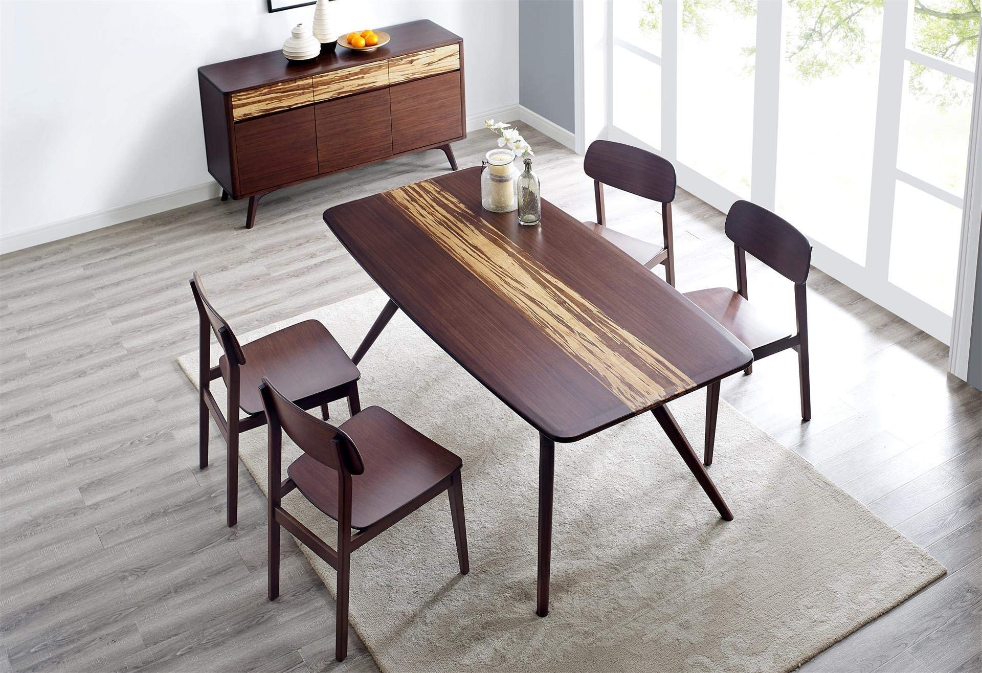 Amazon.com - Greenington Bamboo Azara Dining Table (Sable) - Tables