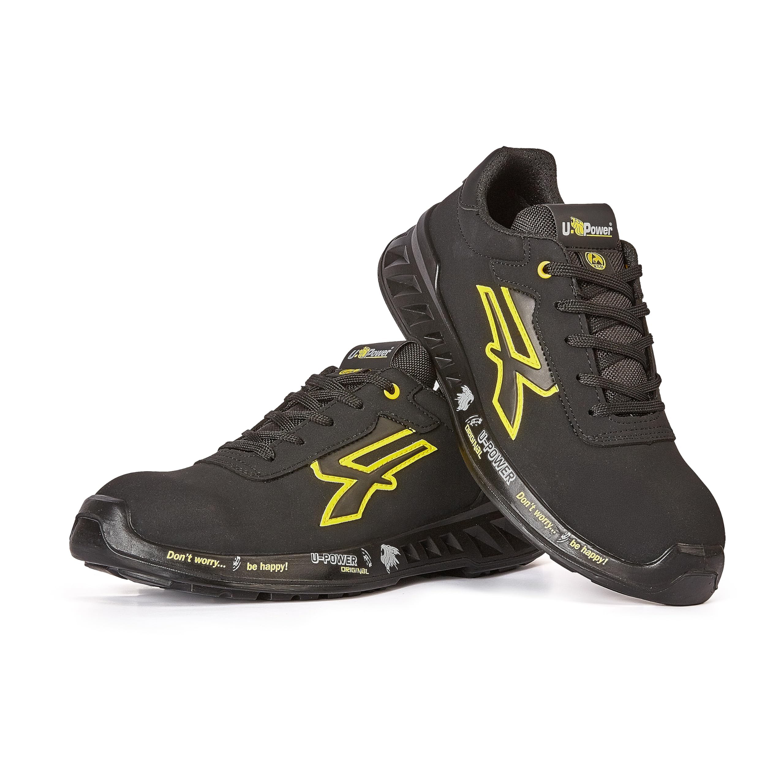 Upower U-Power Homme Bart ESD S3 CI SRC Fire and Safety Boot, Rouge, 46 EU