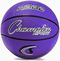 Champion Sports Bola de basquete de nylon com capa de borracha resistente oficial