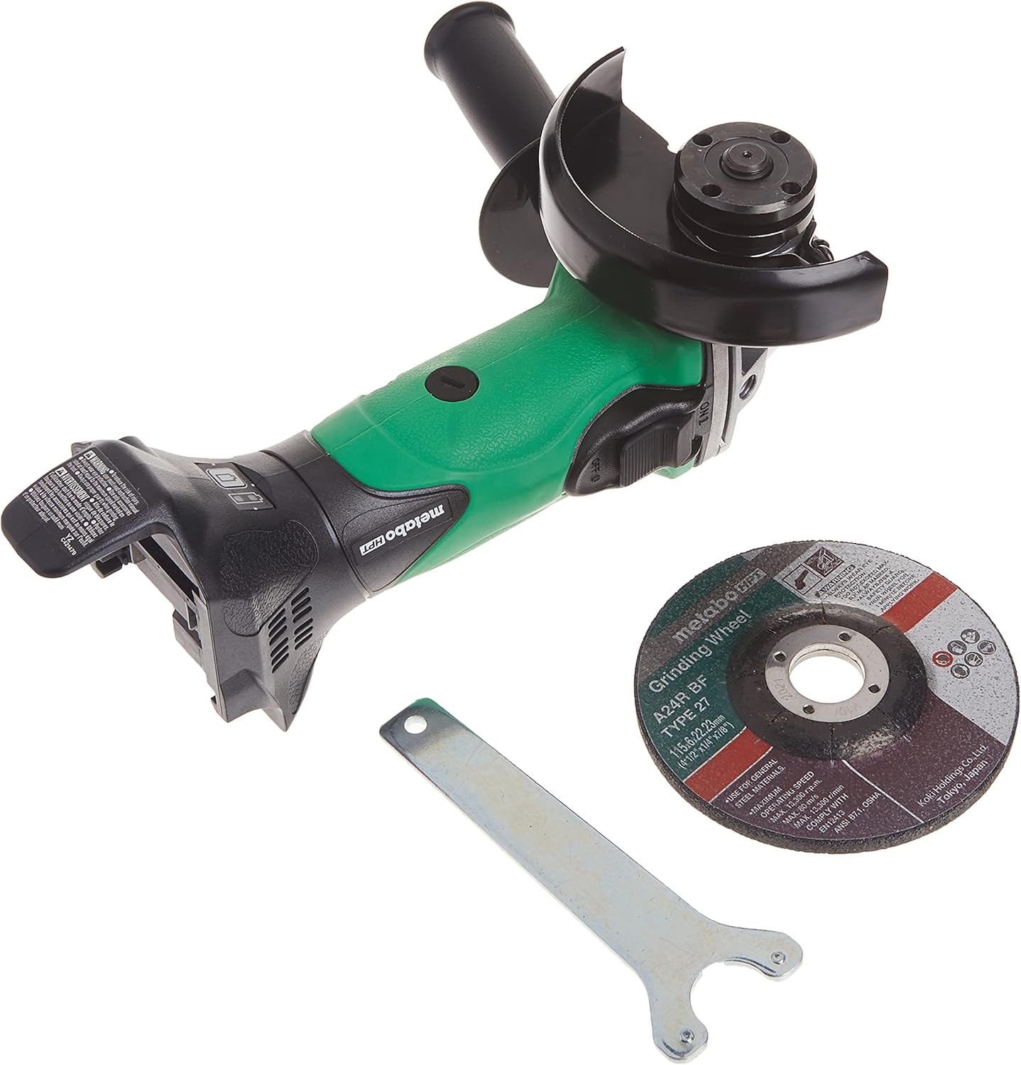 Super Deal Product Metabo HPT 18V MultiVolt 4-1/2-Inch Cordless Angle Grinder Slide Switch w/Lock-On Tool Only - No Battery Lifetime Tool Warranty G18DSL2Q4 New Deal Metabo HPT 18V MultiVolt 4-1/2-Inch Cordless Angle Grinder Slide Switch w/Lock-On Tool Only - No Battery Lifetime Tool Warranty G18DSL2Q4