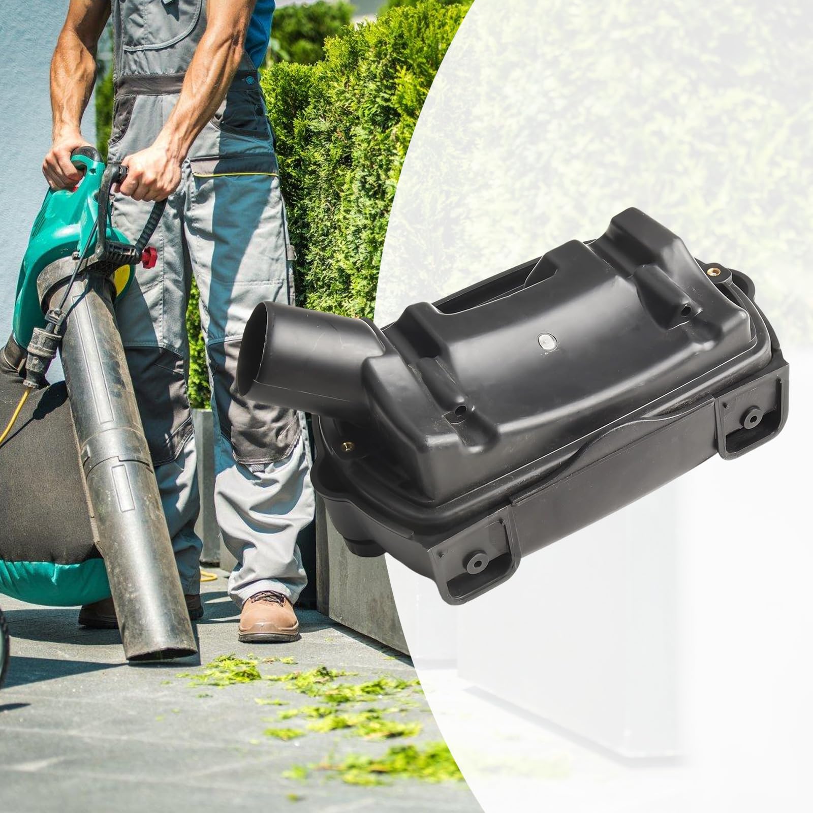 Cubiertas de filtro de aire negras a prueba de polvo para mochila U8501, protector de repuesto para soplador de hojas