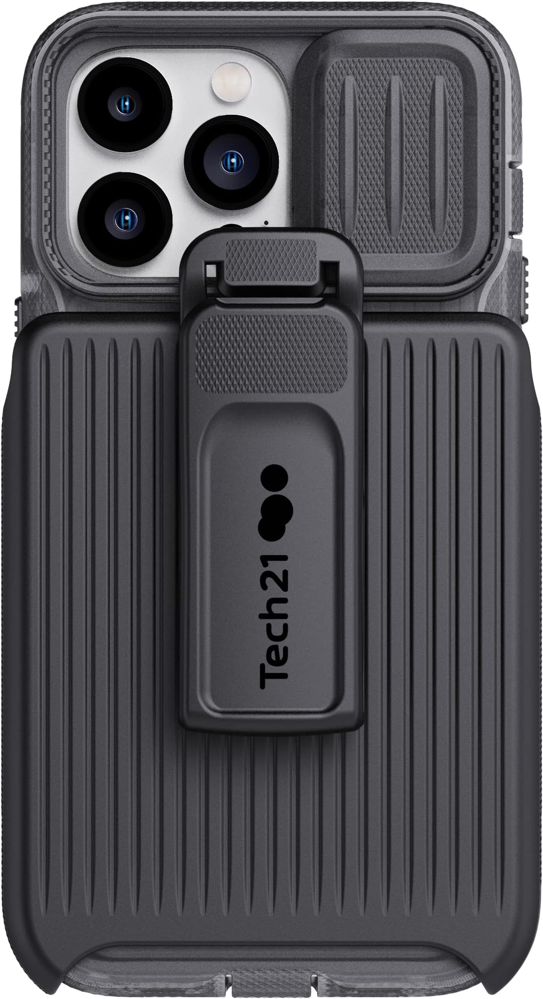 tech21 iPhone 14 Pro Max Evo Max Compatible with MagSafe – Durable, Shock-Absorbing and Rugged Phone Case with Holster and 20ft FlexShock Multi-Drop Protection