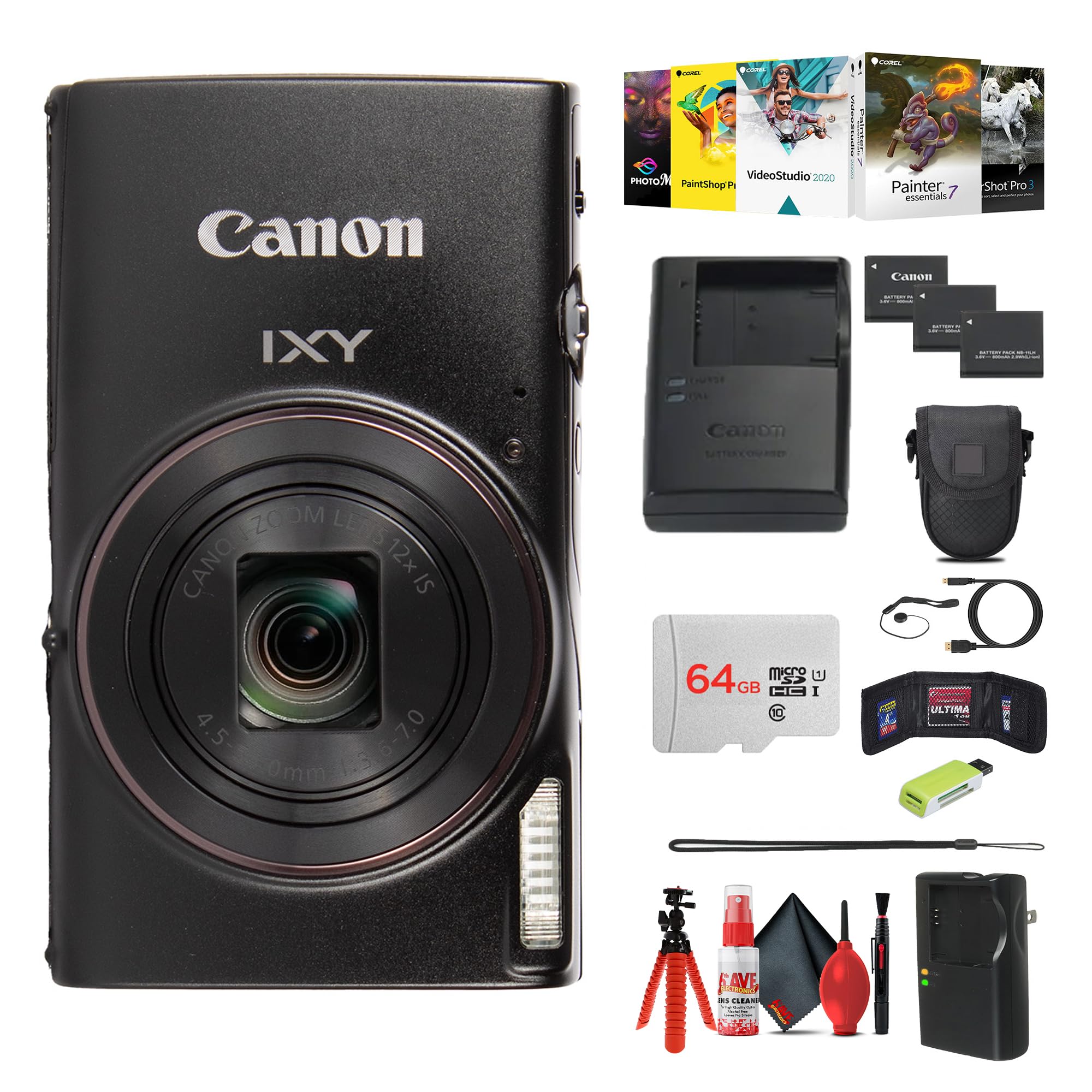 for Travel & Photography | 12x Optical Zoom Travel-Friendly Point