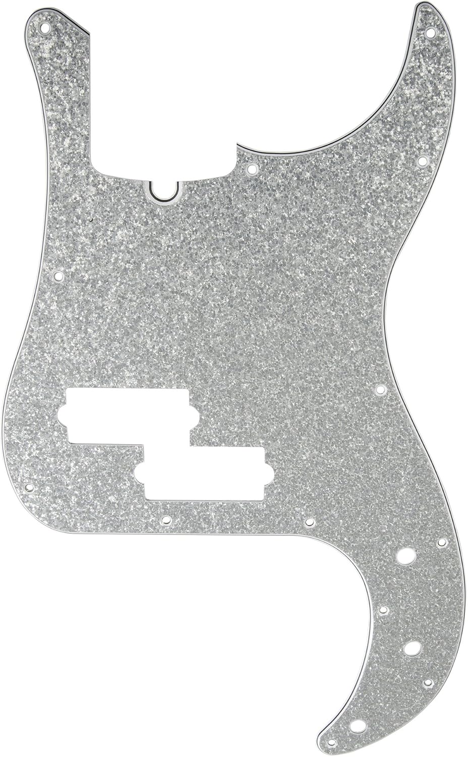 D’Andrea Precision Bass Pickguards for Electric Guitar, Silver Sparkle