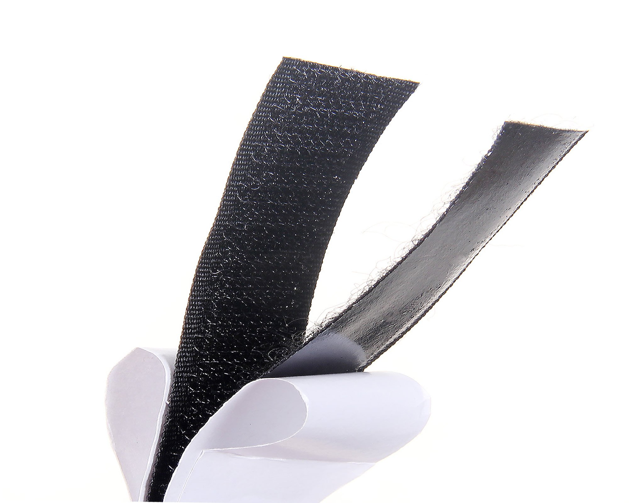 25M x 50mm Bande crochet & boucle Auto Adhésif, Scratch Rubans TKB5031 Noir