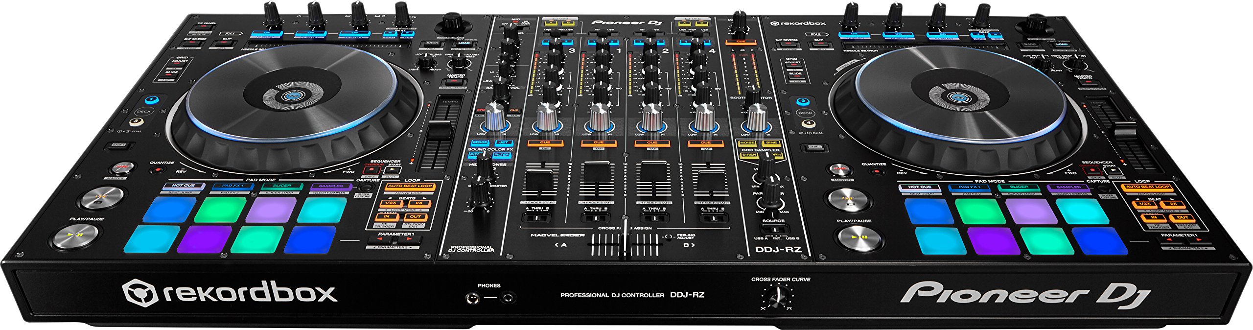 Pioneer DDJ-RZ Flagship 4-Channel Controller for Rekordbox DJ