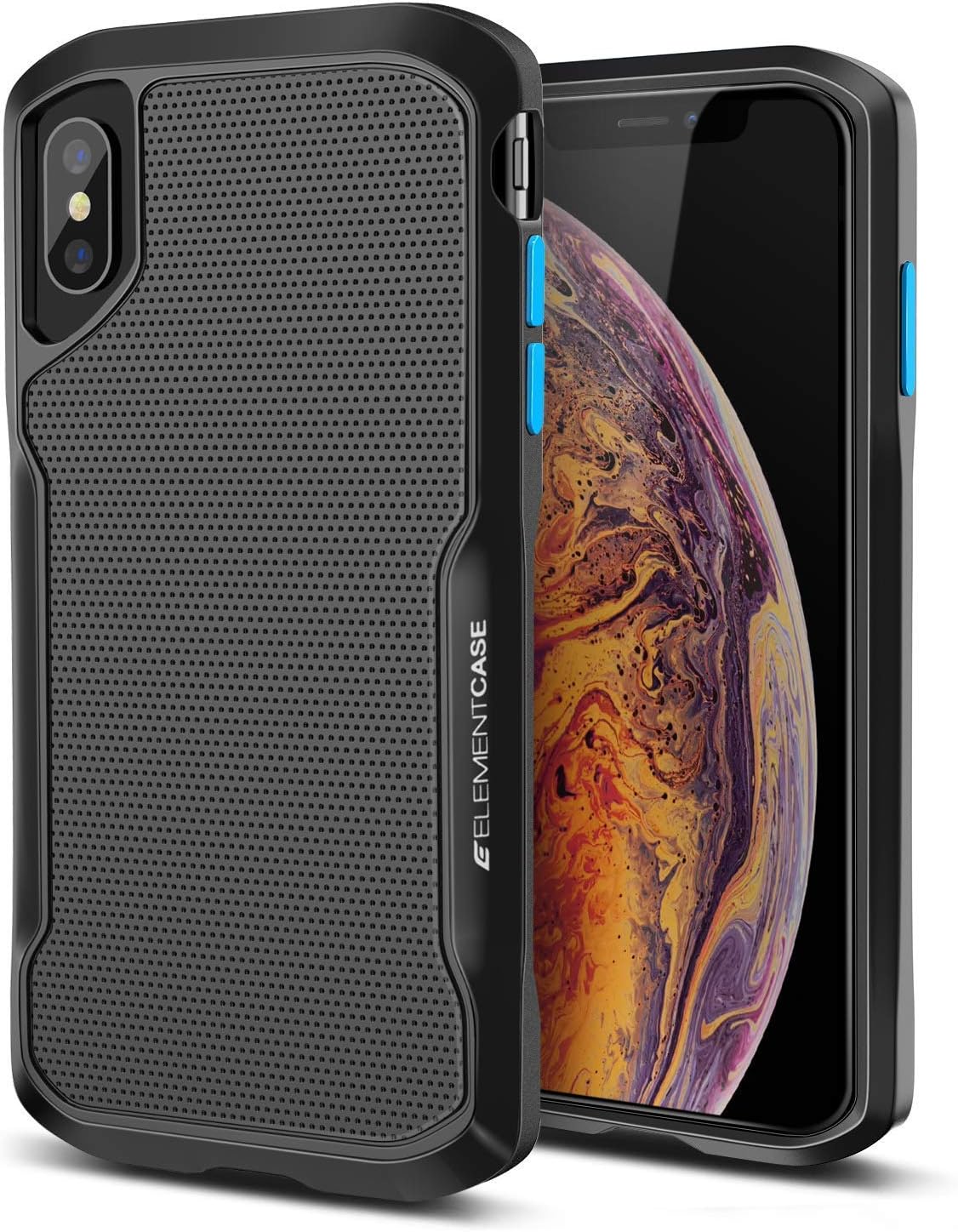 Element CaseShadow Drop Tested case for iPhone iPhone XS/X - Black (EMT-322-192EY-01)
