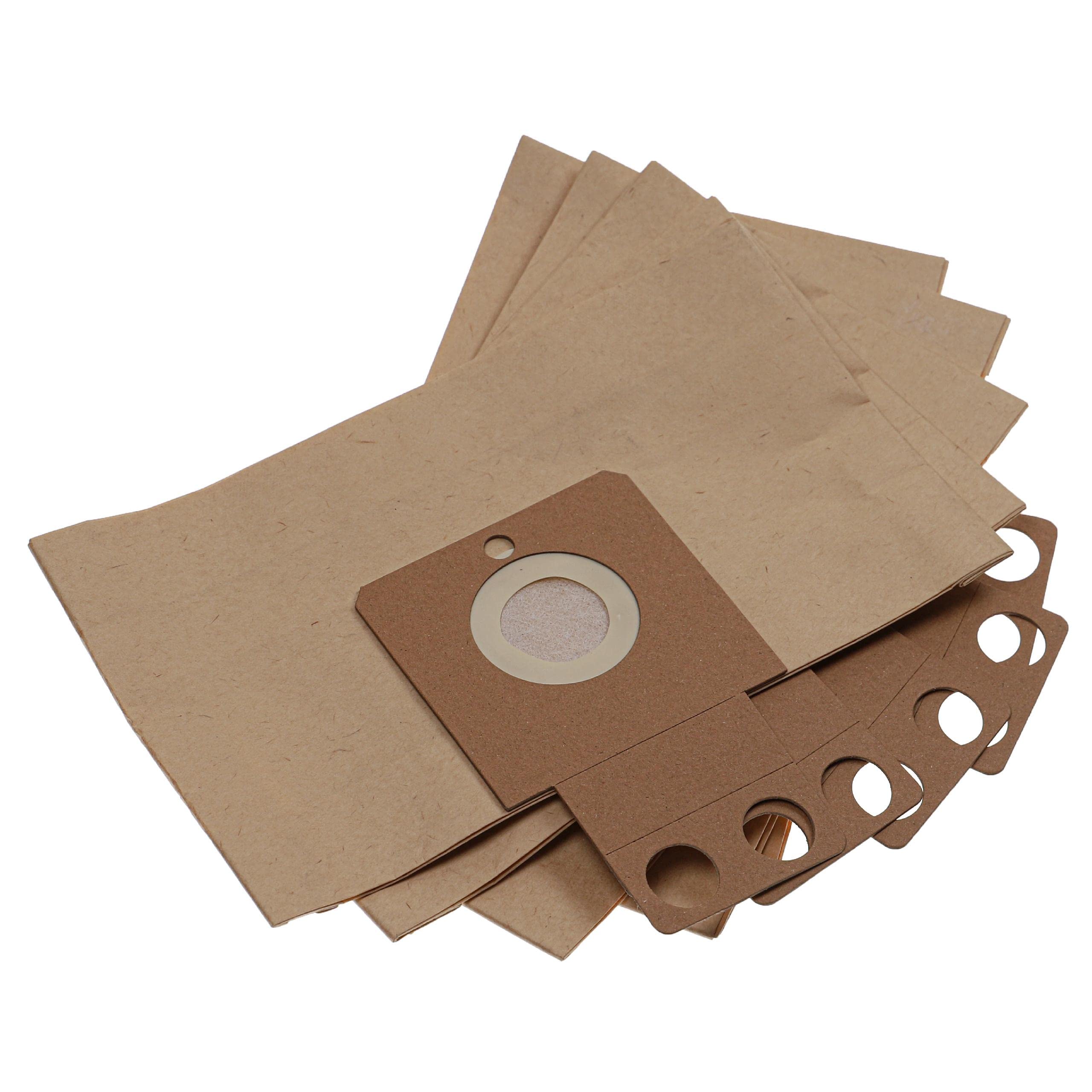 vhbw 20x sacchetto compatibile con Kärcher Robocleaner RC 3000, RC 4.000 aspirapolvere robot - 24,5cm x 20,5cm Marrone