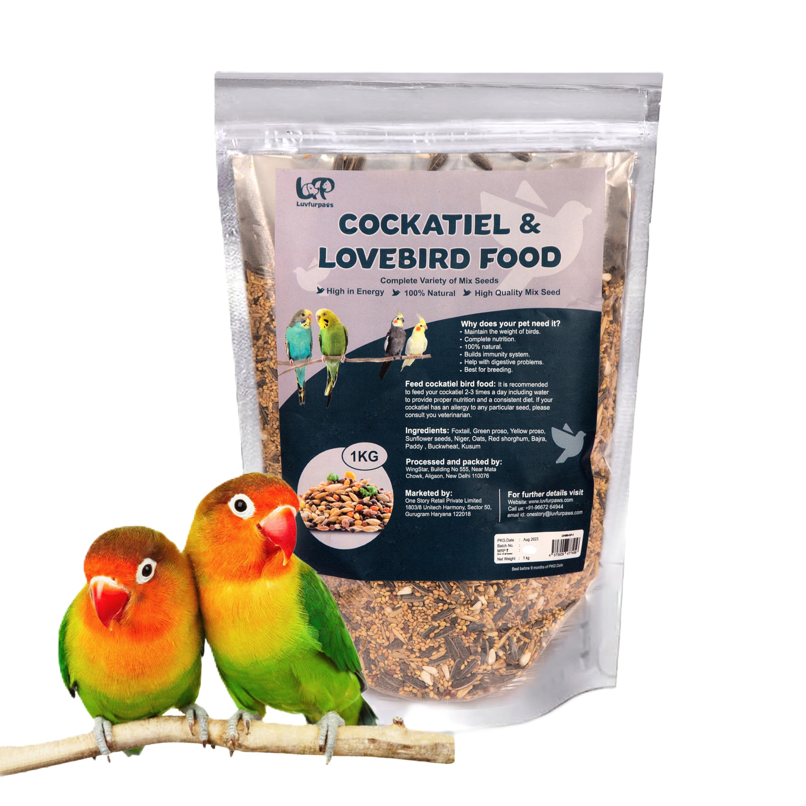 See full amazon price history chart for Luvfurpaws Adult Bird Seed Food - Mix Seeds for Cockatiels & Lovebirds, 1 Kg (Foxtail Millet, Yellow Millet, Canary Seed, Sunflower Seed) Luvfurpaws Adult Bird Seed Food - Mix Seeds for Cockatiels & Lovebirds, 1 Kg (Foxtail Millet, Yellow Millet, Canary Seed, Sunflower Seed) (B0BXF2MM7P) Amazon Price History, Amazon Price Tracker