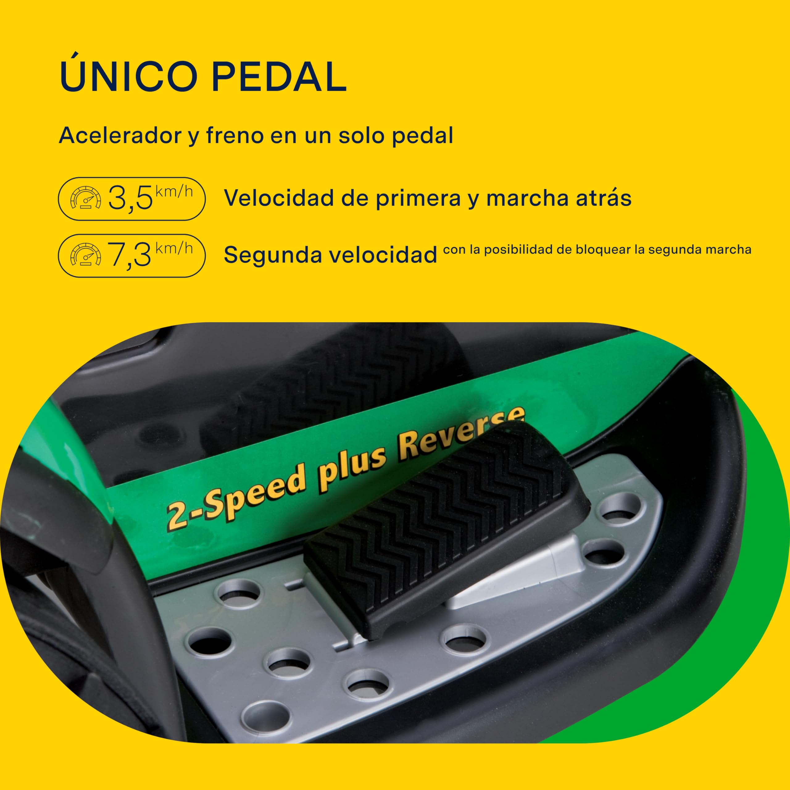 Peg Perego OR0047 - John Deere, tractor eléctrico con remolque, 12V