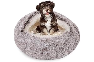 Cozy Comfort for Your Furry Friends: The Round Dog & Cat Cave Bed