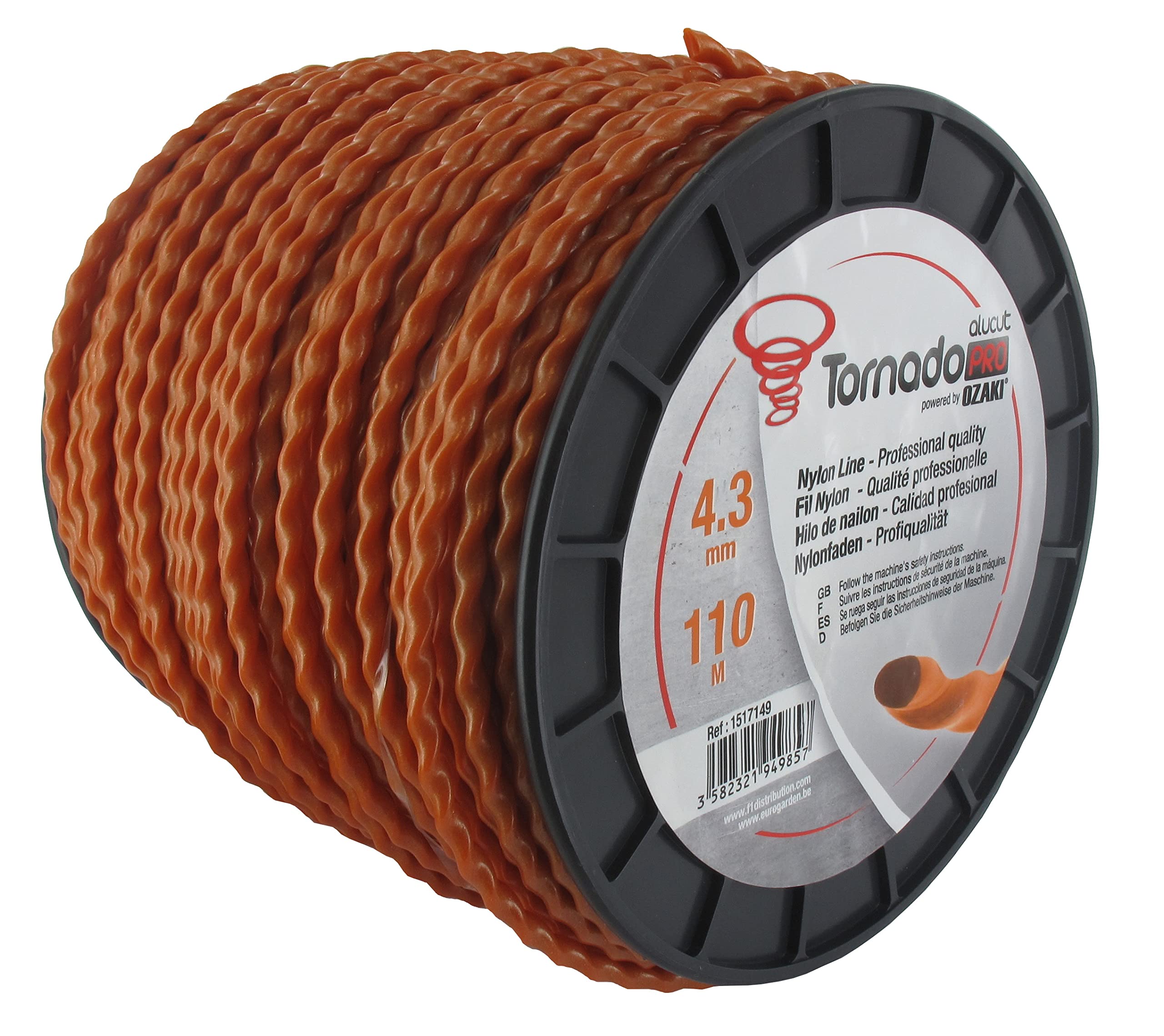 Greenstar 689281 - Cable de nailon (4,3 m), color naranja