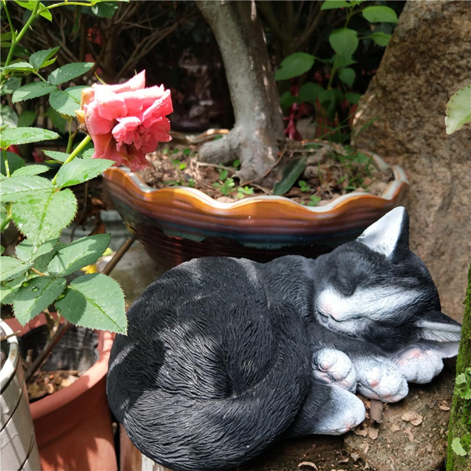 猫オブジェ置物 】猫雑貨インテリア ガーデン置き物ガーデニングねこグッズかわいい 猫オブジェ置物 】猫雑貨インテリア ガーデン置き物ガーデニング