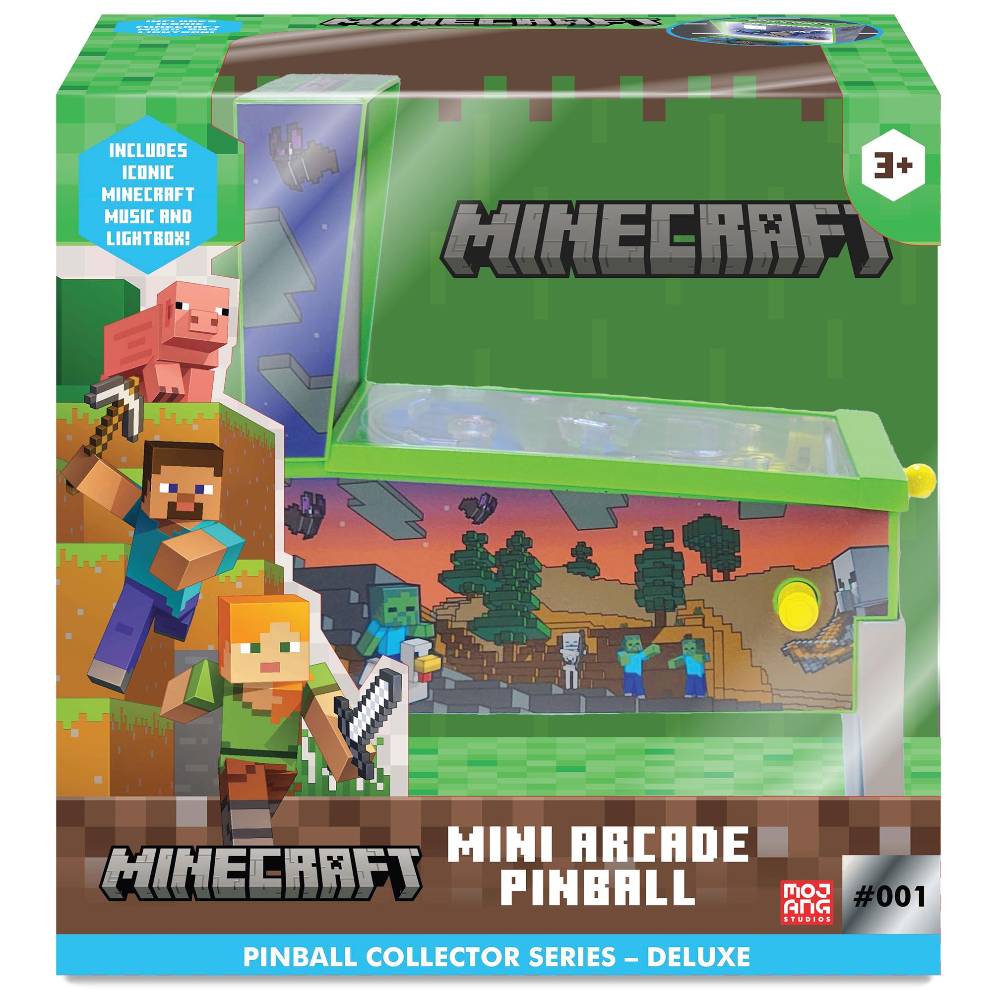 Amazon.co.jp: Minecraft:ミニアーケードピンボール - デラックス