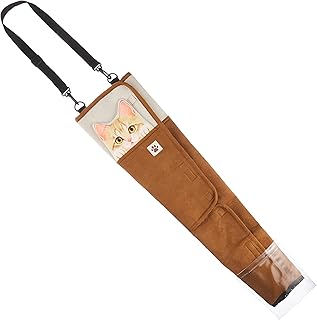 ボンフォーム(BONFORM) 傘入れ フェリシモ猫部 FNひょっこり子猫 軽/普通車 防水素材 16x1x60cm ベージュ [ 7252-06BE ]