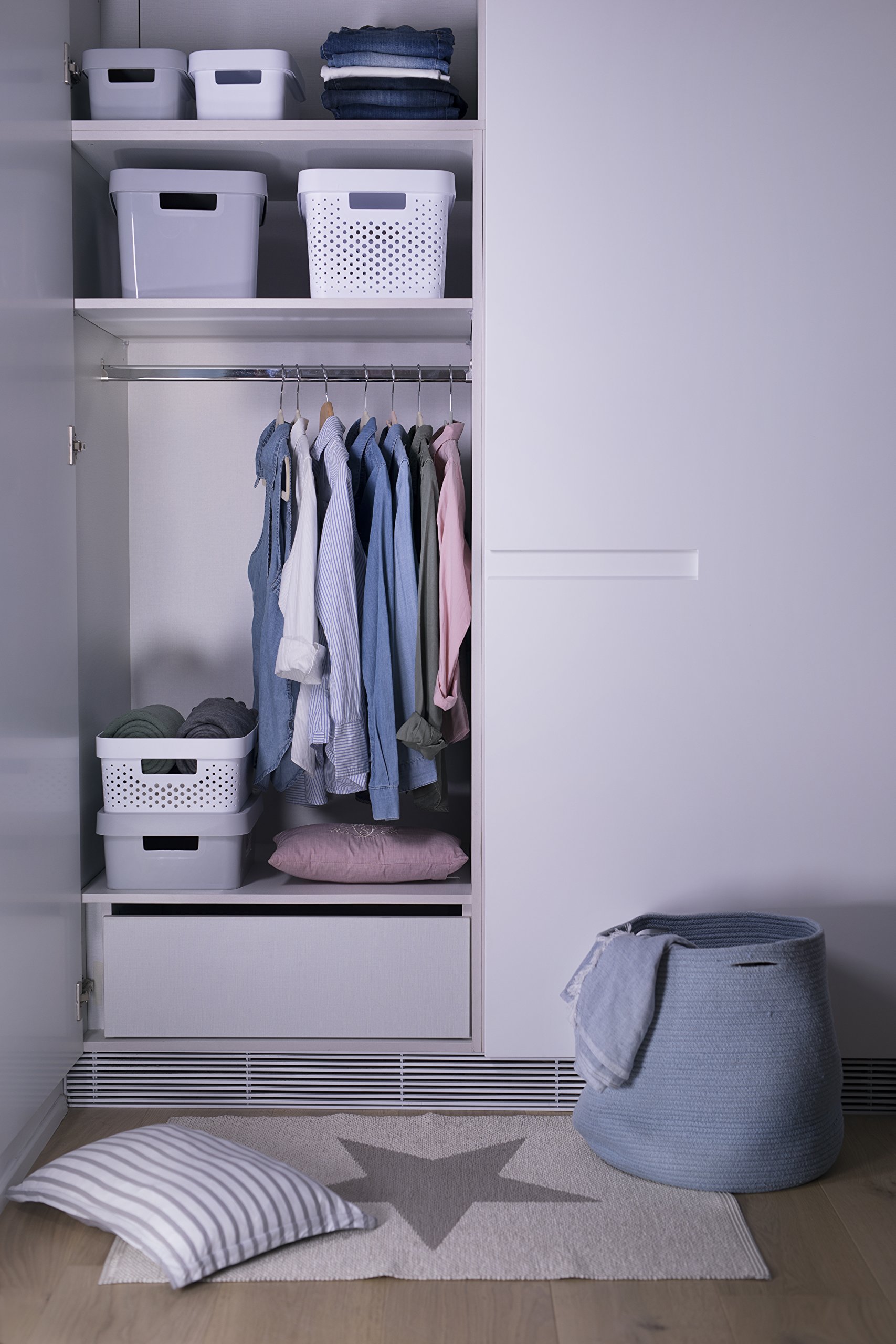 Curver 04752-099-00 Infinity Plastic Storage Box with Lid 36 3 x 27 x 22 2 cm 11 L — view 10