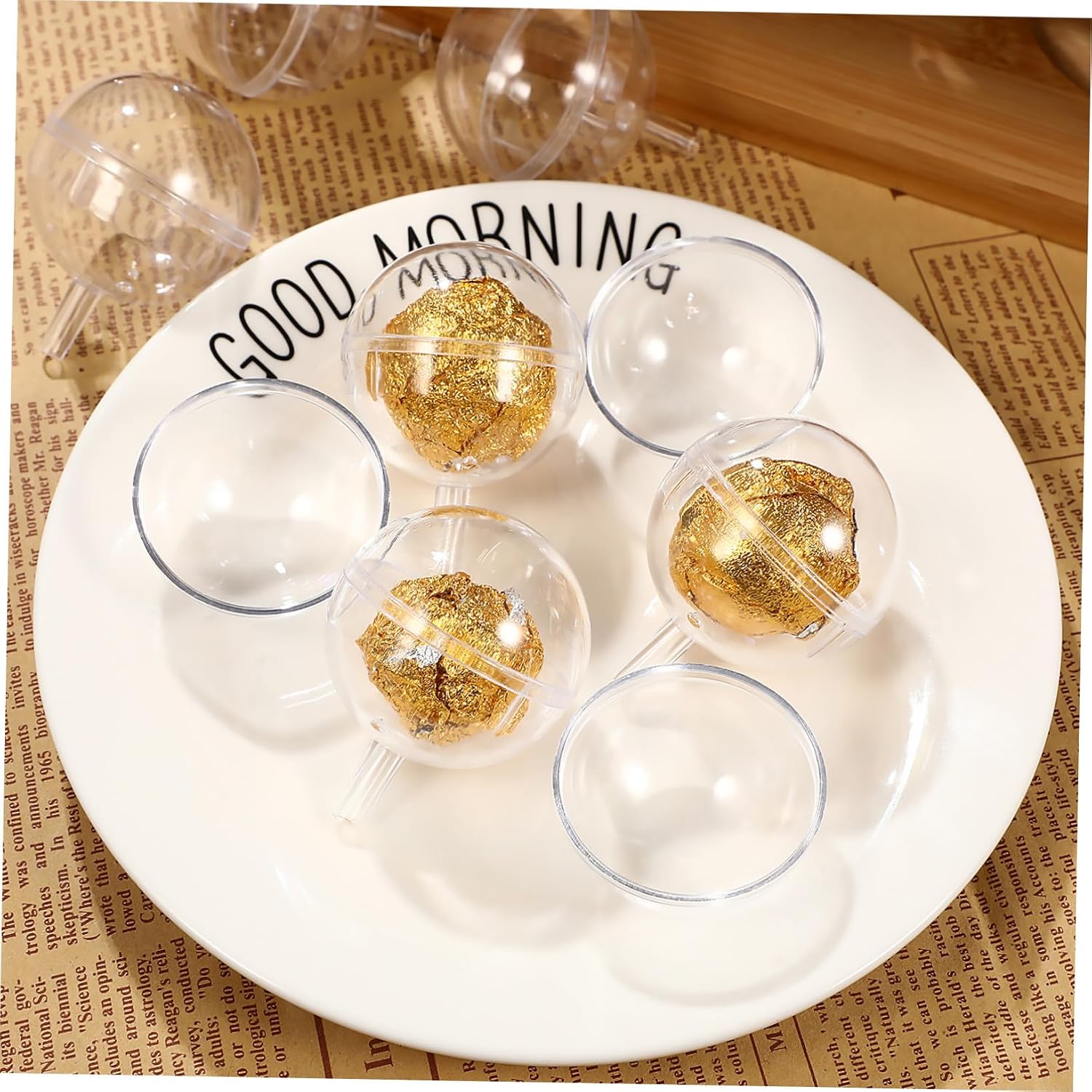 25pcs Clear Chocolate Box Holder Chocolate Wrappers Candy Packaging Holder for Valentines Day Mothers Day