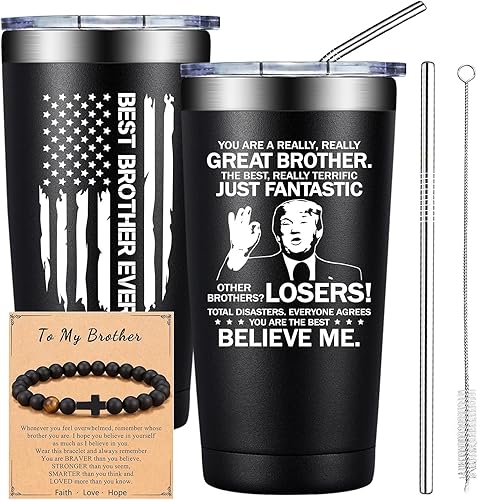 Regalos para hermano Regalos para hermano de parte de hermana, regalos de Navidad, Día del Padre, cumpleaños para hermano, hermano mayor, hermano