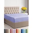 Elegant Comfort 1500 Premium Quality Fitted Sheet Ultra Soft 18-24 Inch Extra Deep Pocket - Single Fitted Sheet for High Mattress - Wrinkle Free with Smart Storage Pockets, Full, Lavender