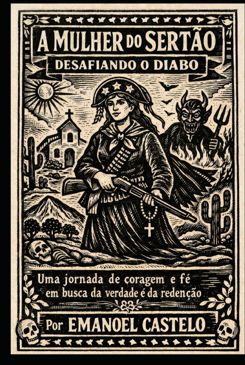 A Mulher do Sertão - Desafiando o Diabo: Uma jornada de coragem e fé em busca da verdade e da redenção