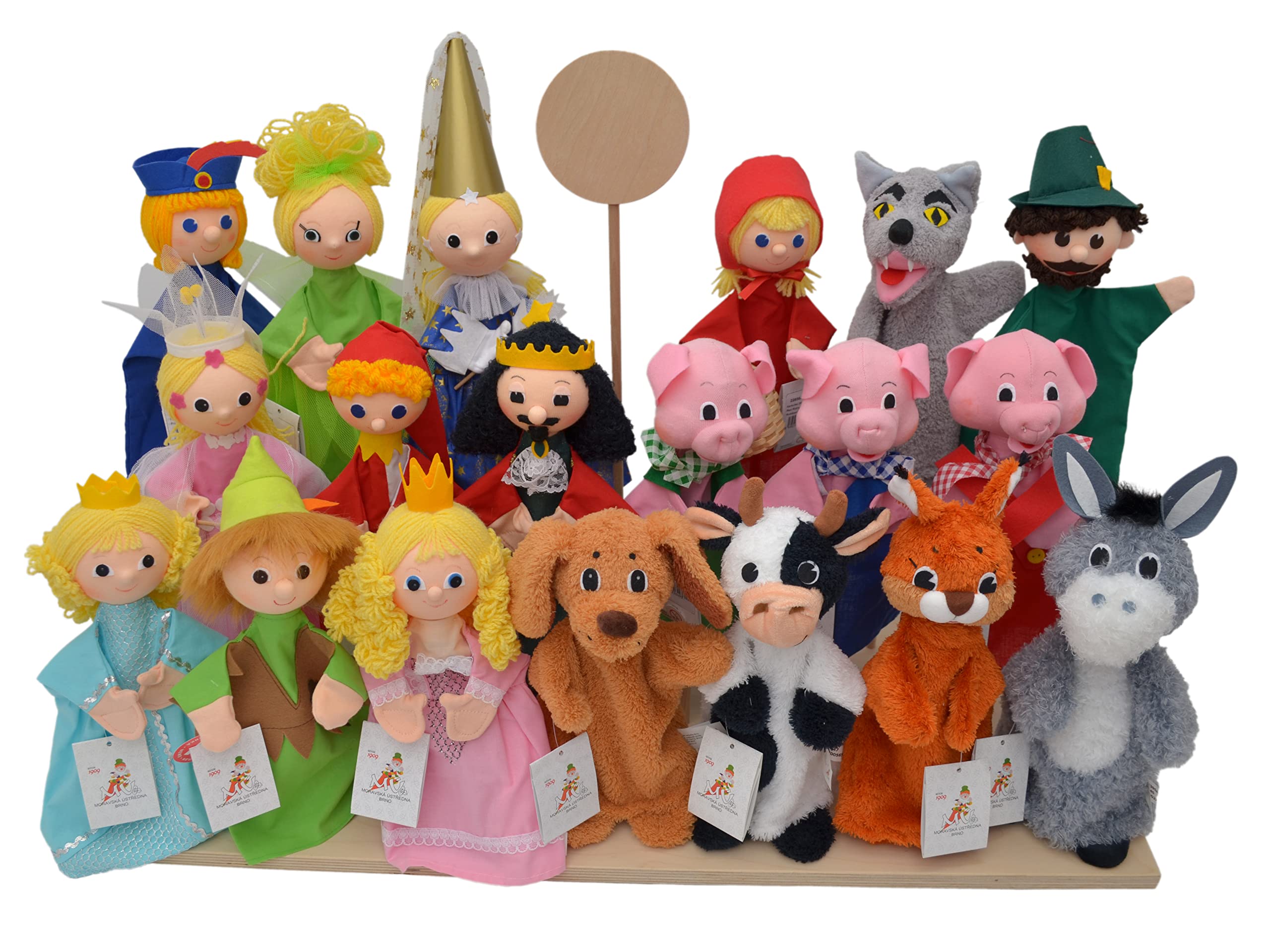 Handpuppen-Ständer Displayständer bis zu 19 Handpuppen Ständerhalter Puppenständerhalter, 51 cm, für Kinder Baby Jungen Mädchen