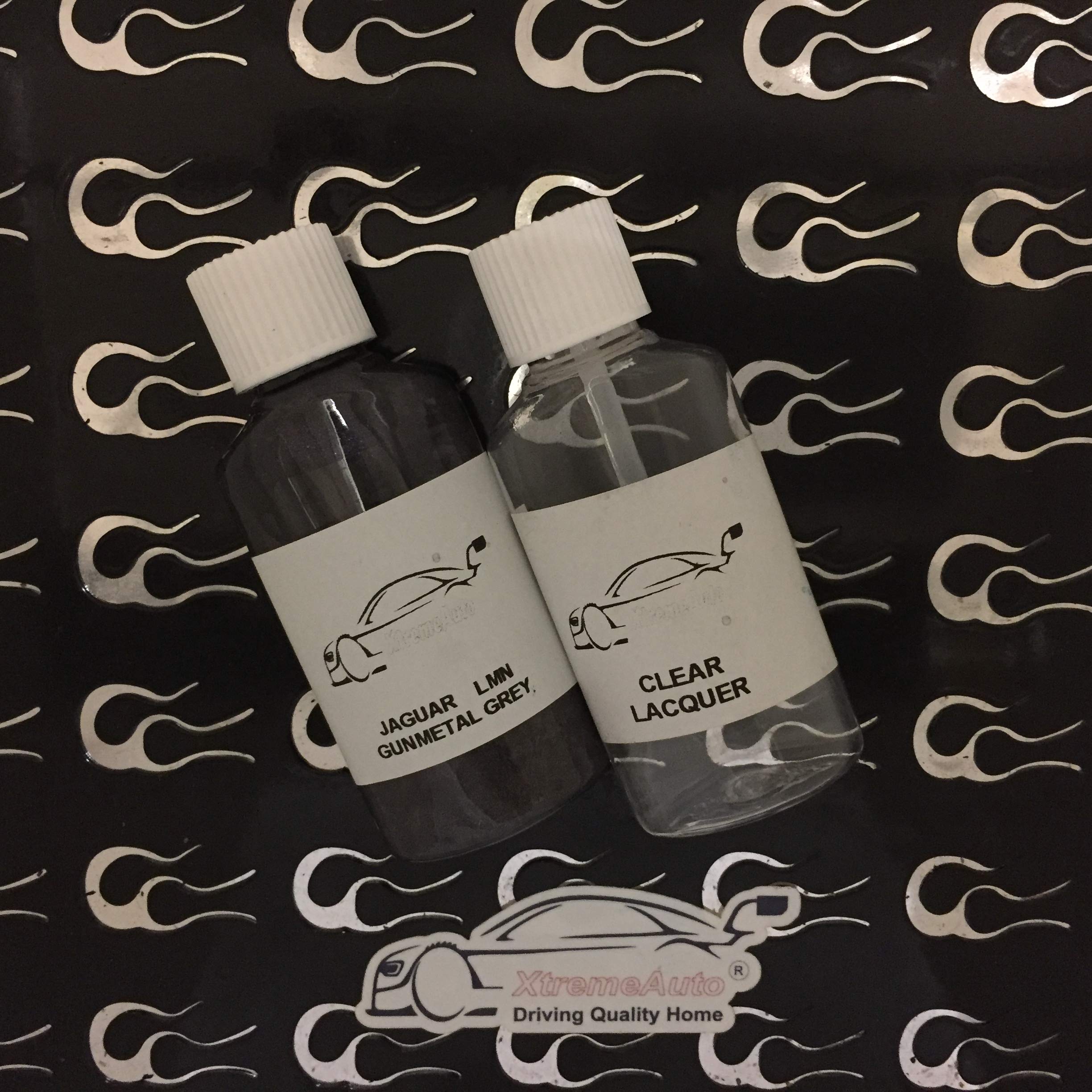 Xtremeauto Touch Up & Lacquer Gunmetal Grey Lmn Paint Touch Up Repair Kit 30Ml Scratch Chip Brush (Touch Up & Lacquer)