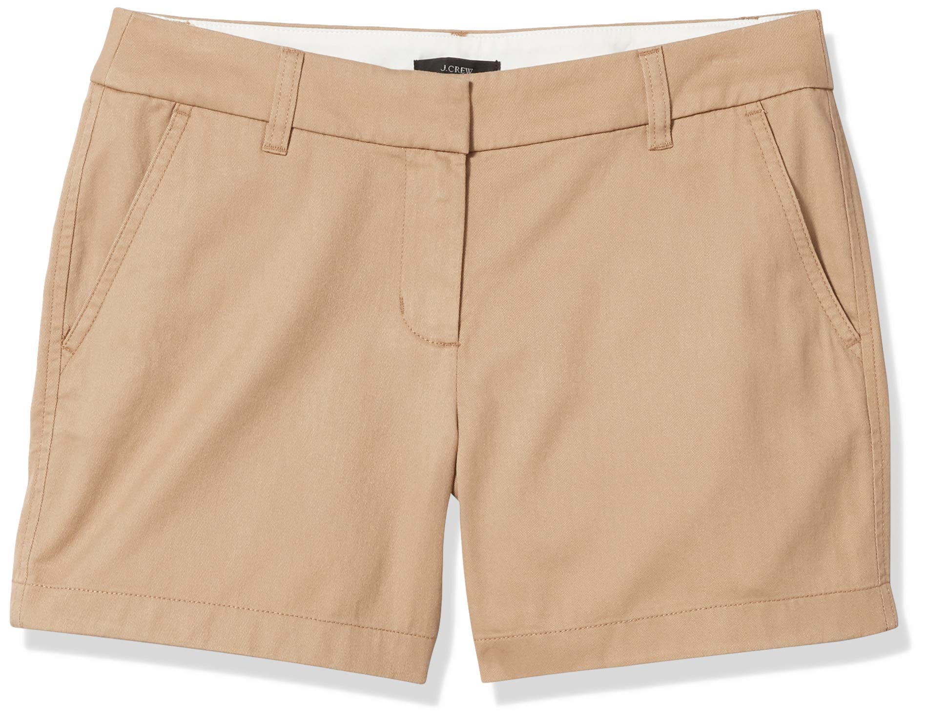 J.Crew Mercantile Women's 5" Chino Short, British Khaki, 8