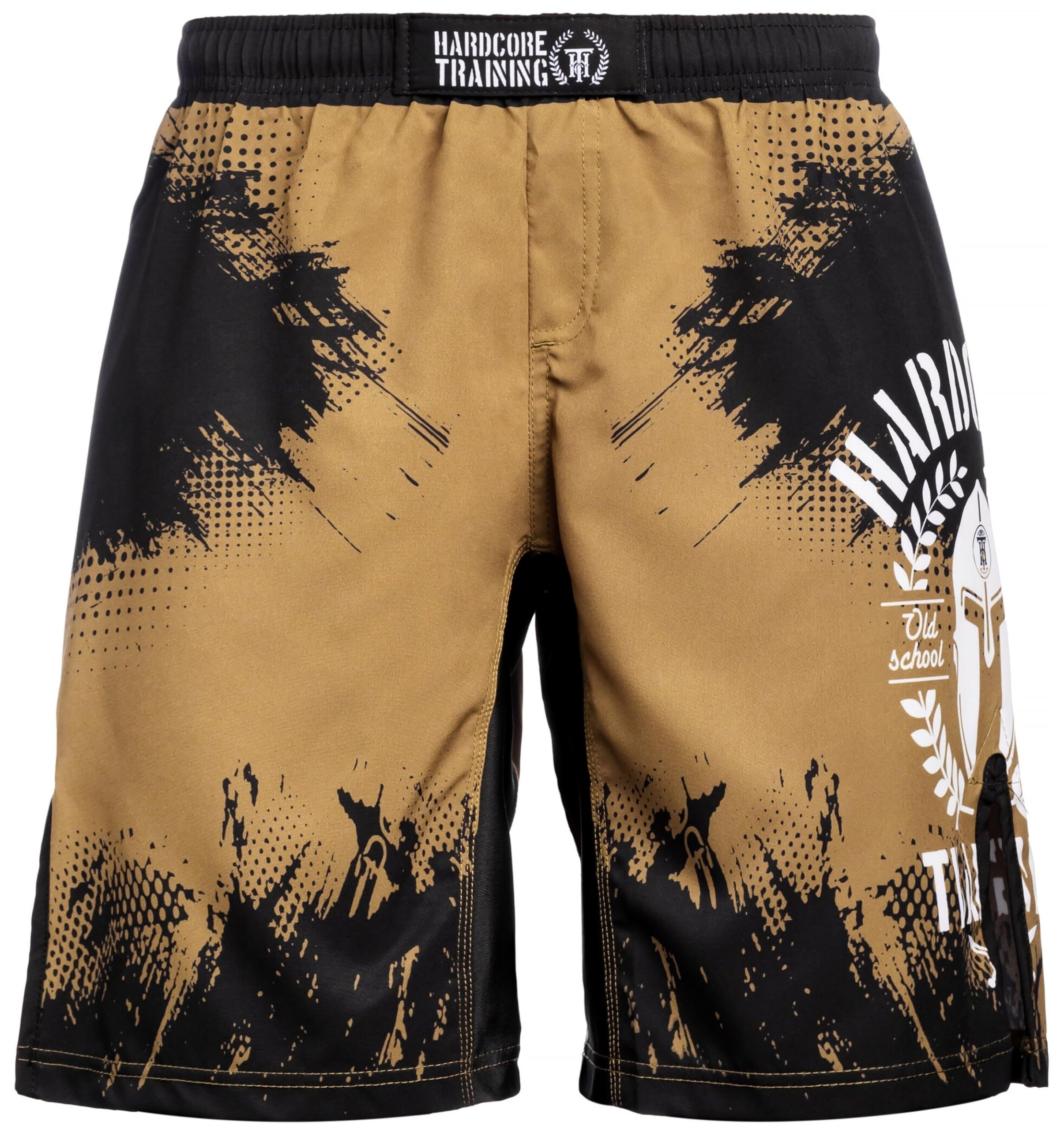 Hardcore Training Kids Boxing Shorts Khaki Helmet Pantalones Cortos Boxeo Niños Fitness Sport Activities