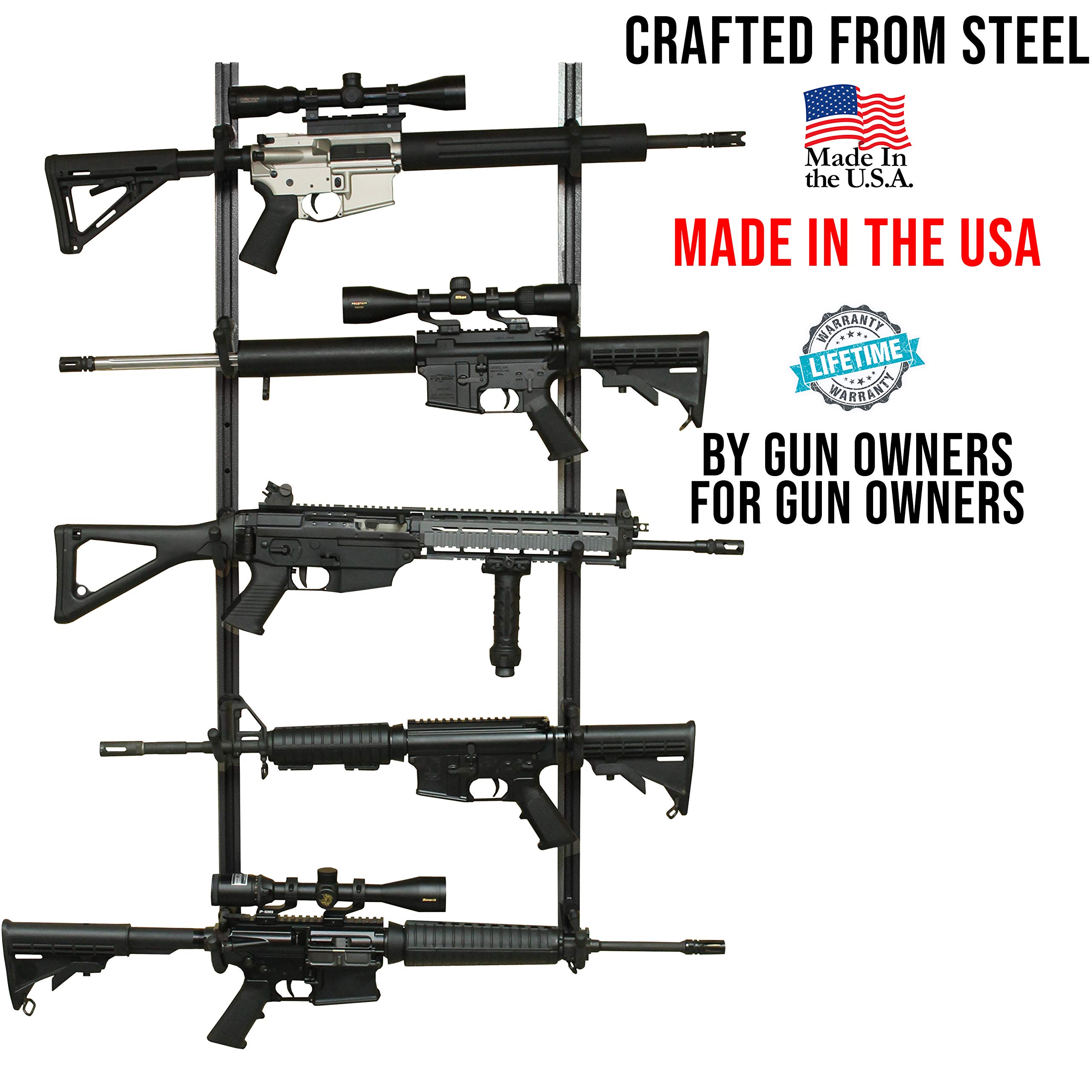 Buy Hold Up Displays USA Made Gun Rack Rifle Shotgun Hanger and Fishing
