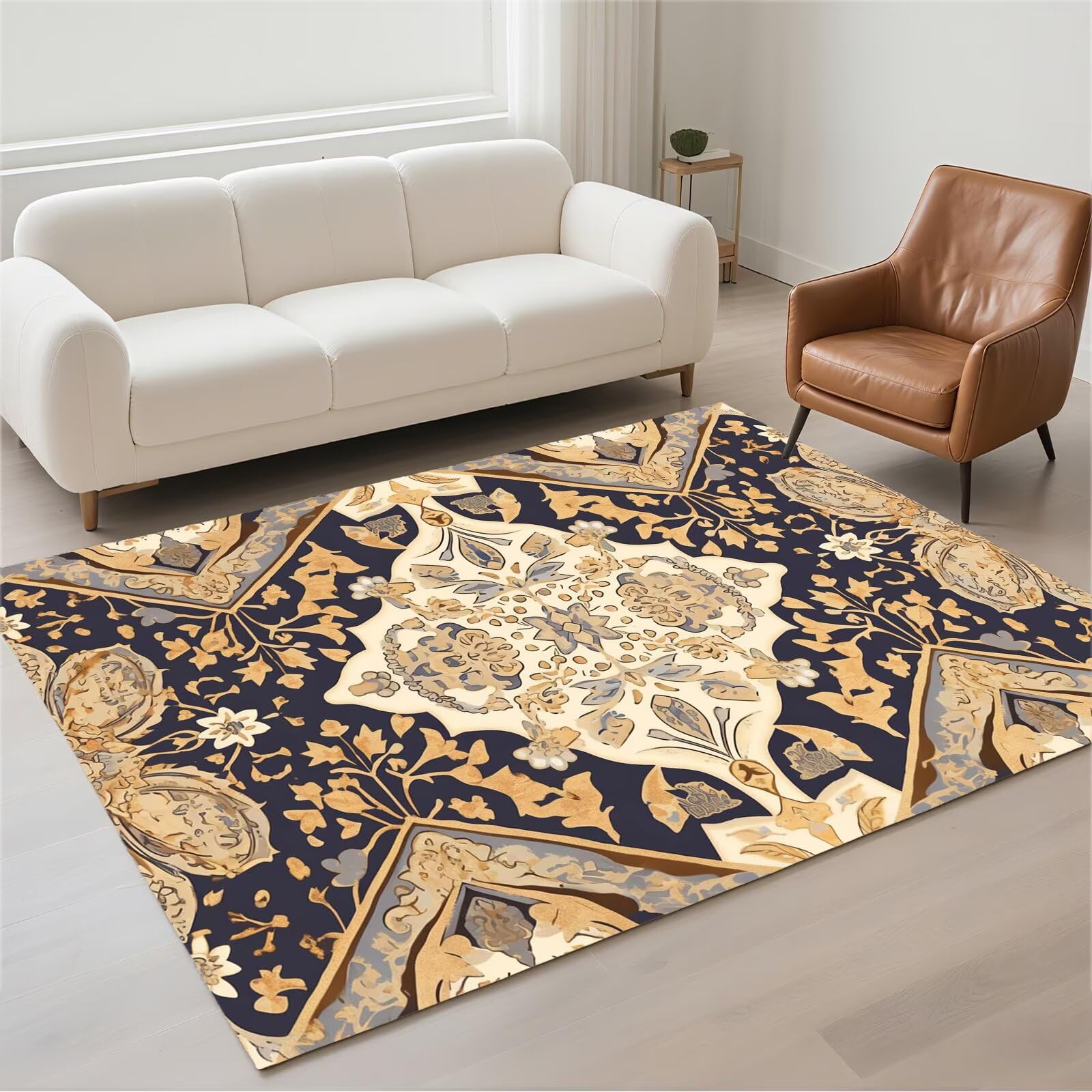 Tapis salon imperméable 100x200cm lavable en machine pour une cuisine moderne