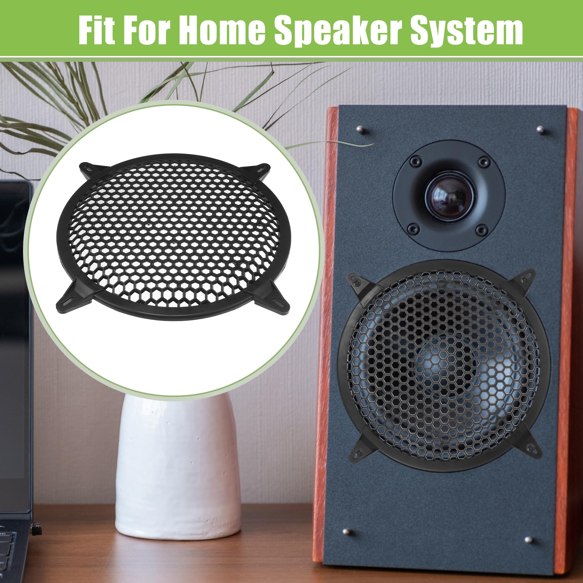 Amazon.co.jp: ACROPIX ユニバーサル10インチカースピーカーグリル