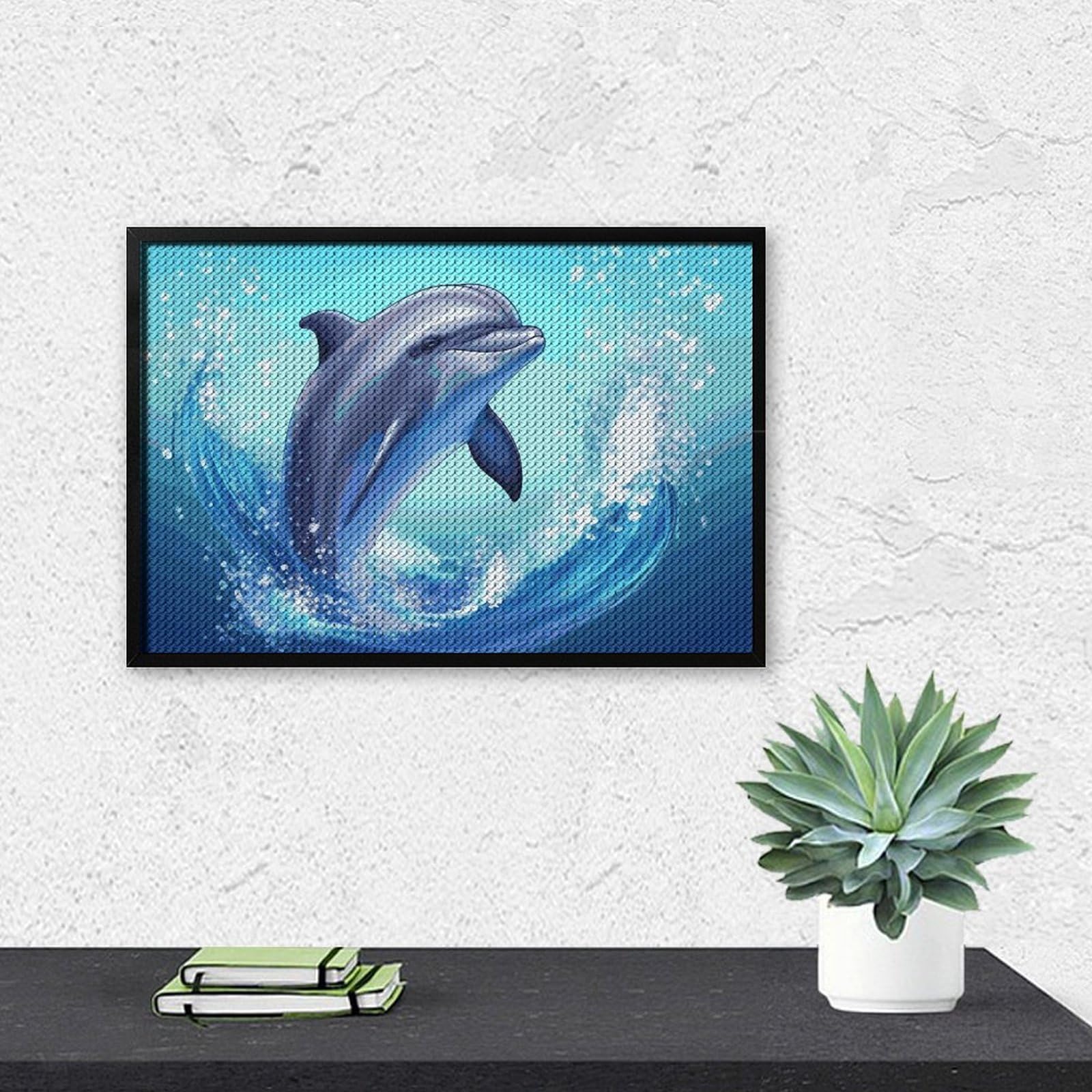 Amazon.com: JTKBNVM Cute Dolphin Diamond Art Kits for Adults