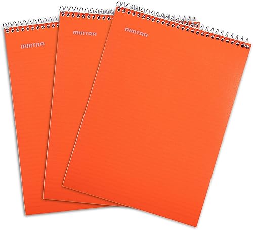 Mintra Office TOP BOUND - Cuadernos con espiral duraderos con parte trasera de aglomerado, 100 hojas, resistente a la humedad,para la escuela, disponible en Yaxa Colombia