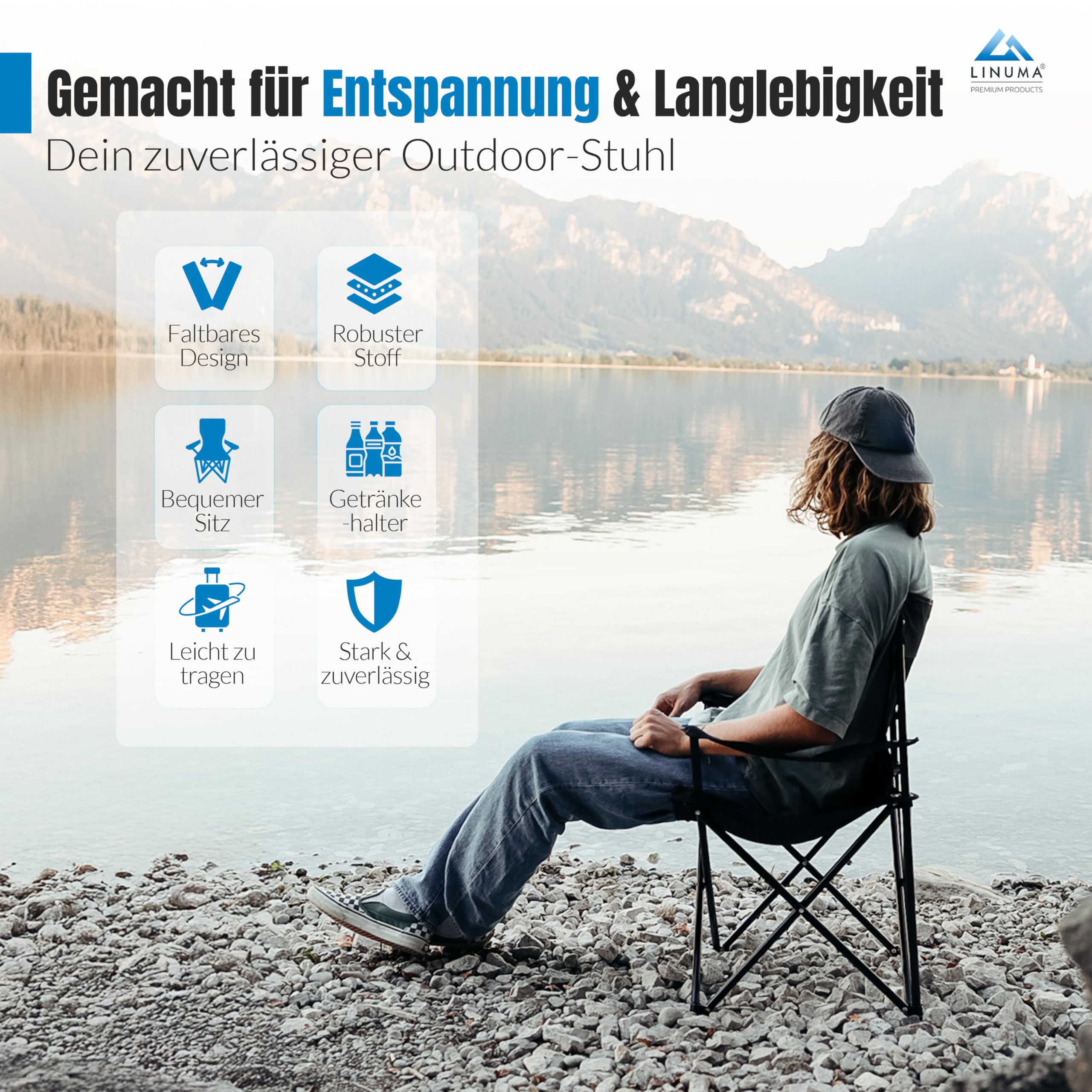 Sedia pieghevole mimetica da campeggio, da pesca, con portabicchieri e borsa per il trasporto, pieghevole, da giardino, pieghevole, da pesca (1, mimetico)