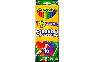 Crayola Erasable Colored Pencils: The Erasable Option for Aspiring Artists