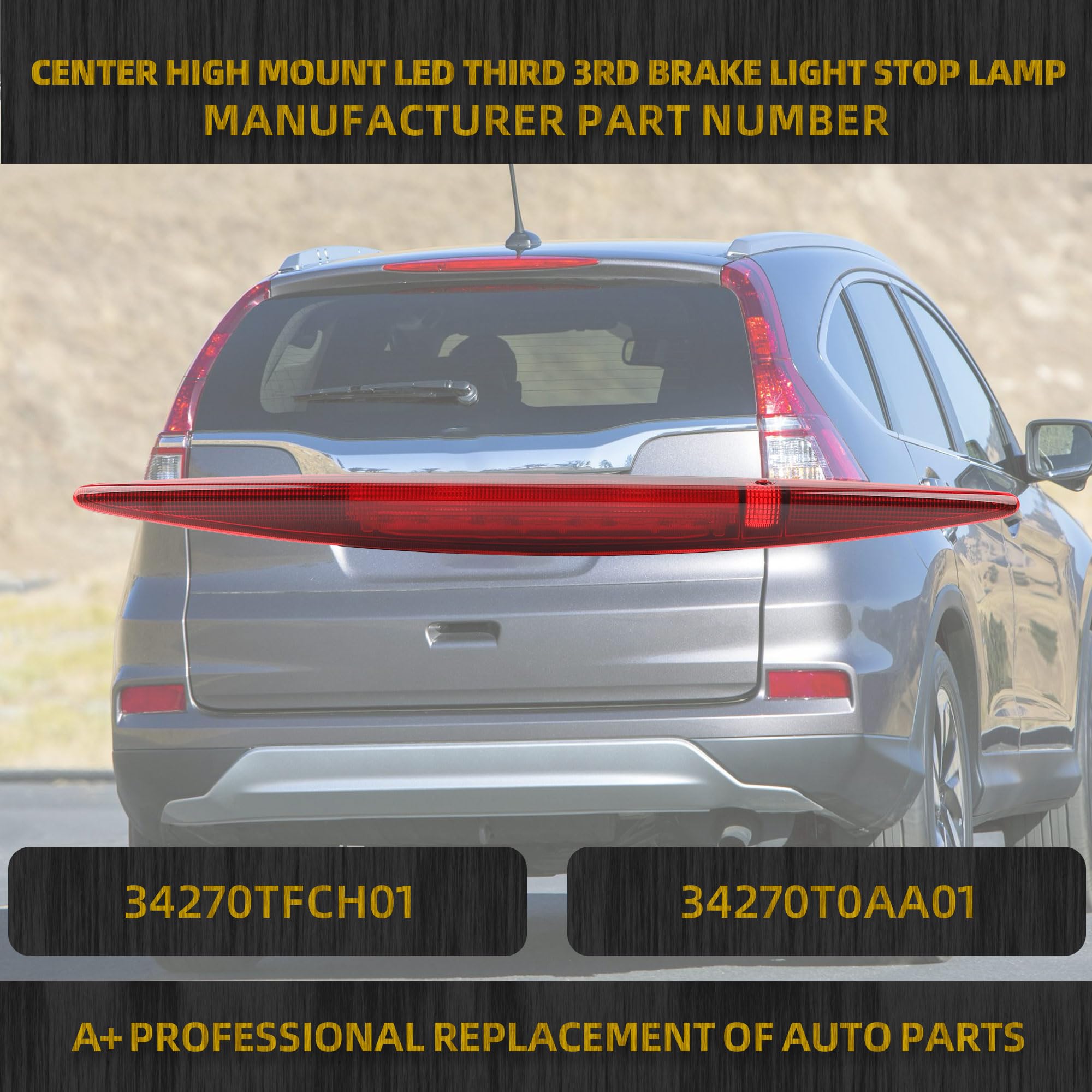 Amazon.com: Dasbecan 3rd Third Brake Light Warning Light