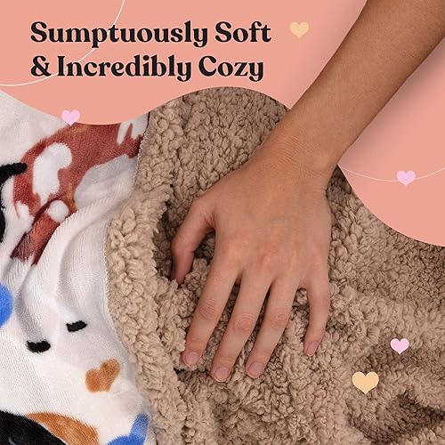 Miniatura 6 de Manta de caballo para niñas, regalo perfecto para niñas, suave y acogedora manta de 50 x 60 pulgadas, amada por niños y nietas, regalos ecuestres