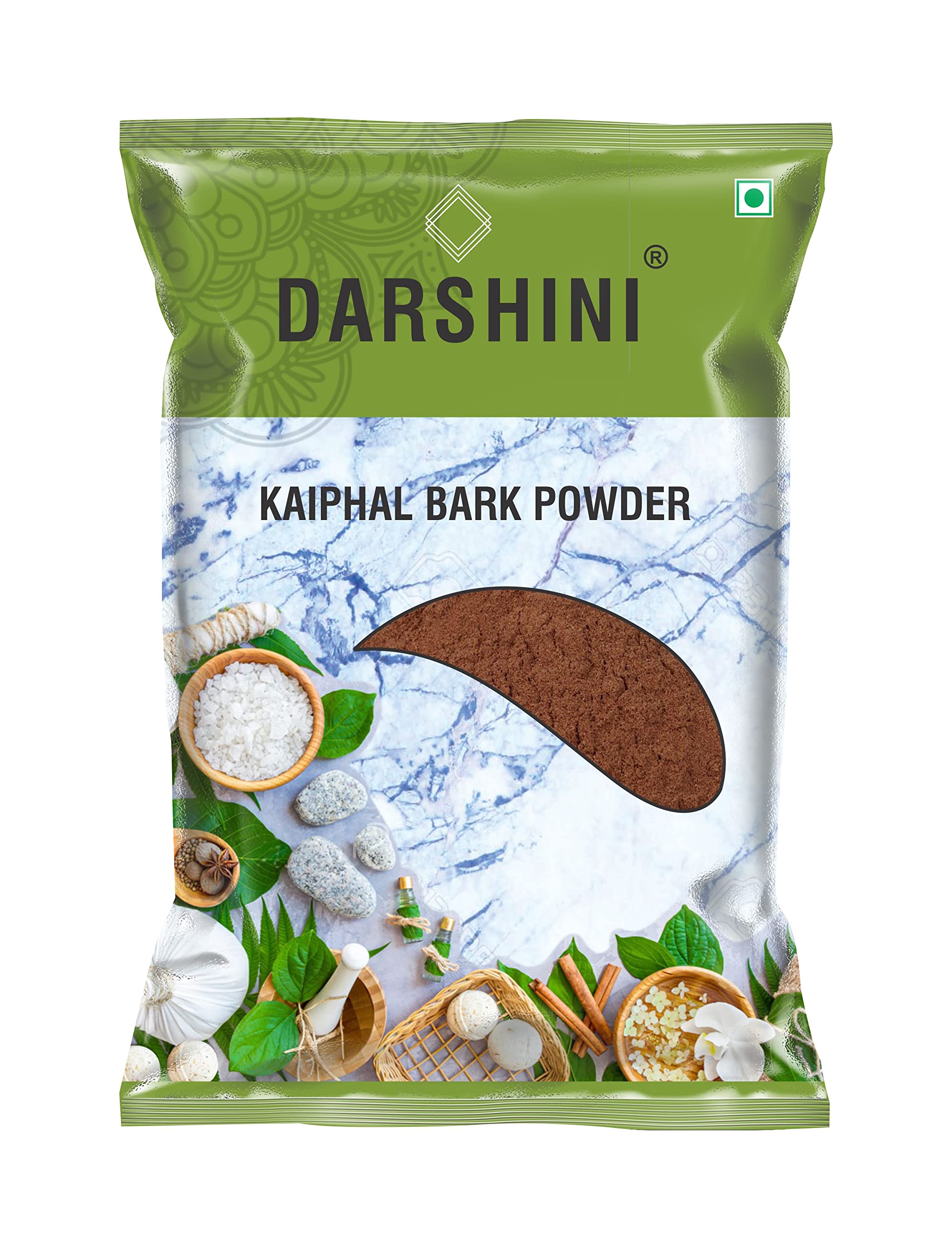 Darshini Kayaphal Bark / Kaiphal / Marudam / Box Myrtle Powder, Pack of 2, 200 gm X 2 = 400 gm