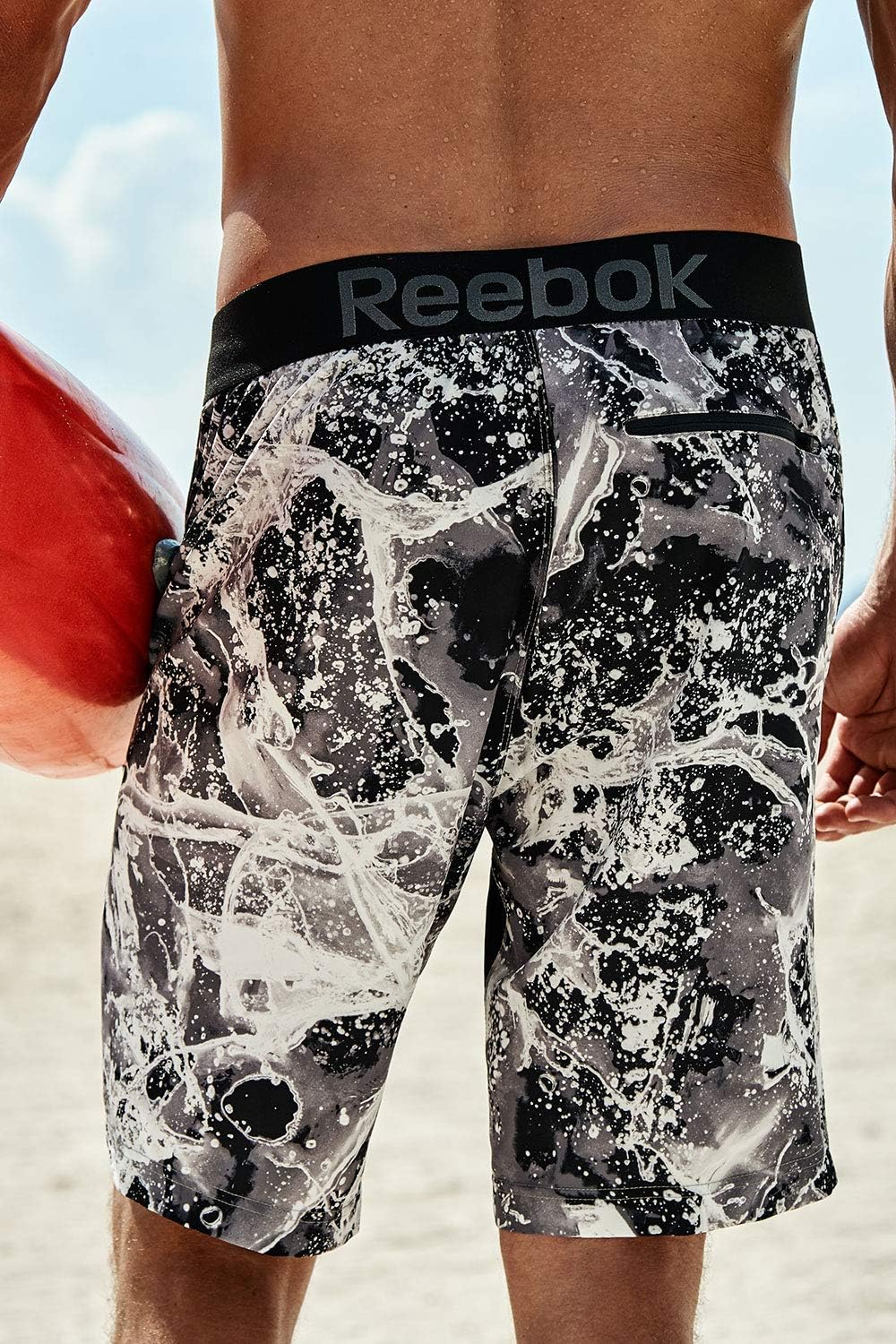 Reebok SWIMWEAR メンズ US サイズ: Large カラー: ブラック